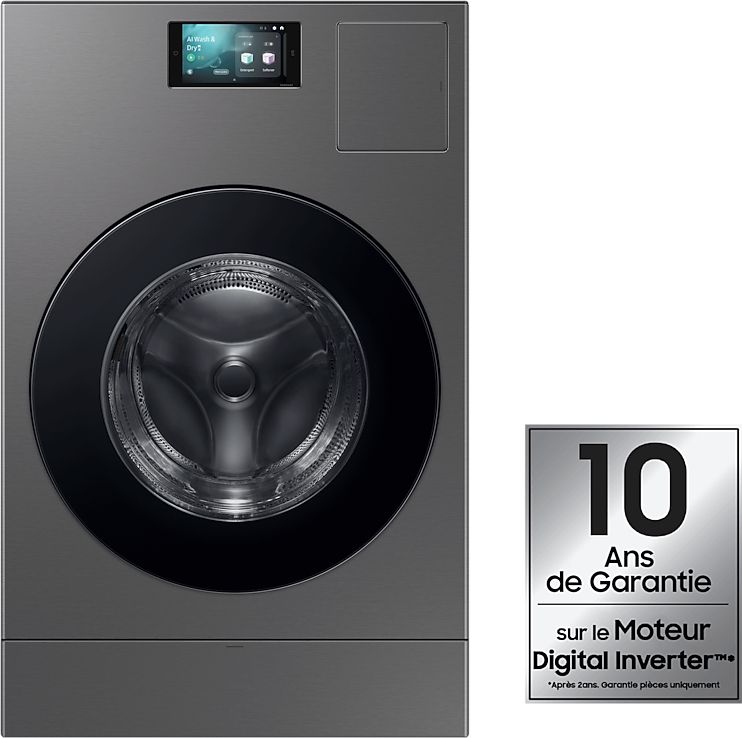 Lave linge sechant Frontal SAMSUNG 18/11kg 1000trs/min Noir - WD18DB8995BZ