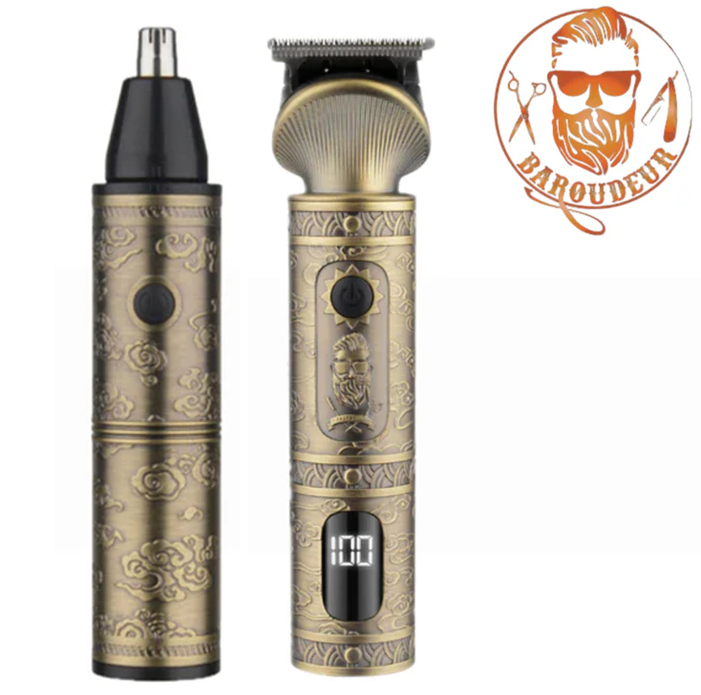 Tondeuse à barbe LITTLE BALANCE 140min nez/oreilles 4 guides 8937