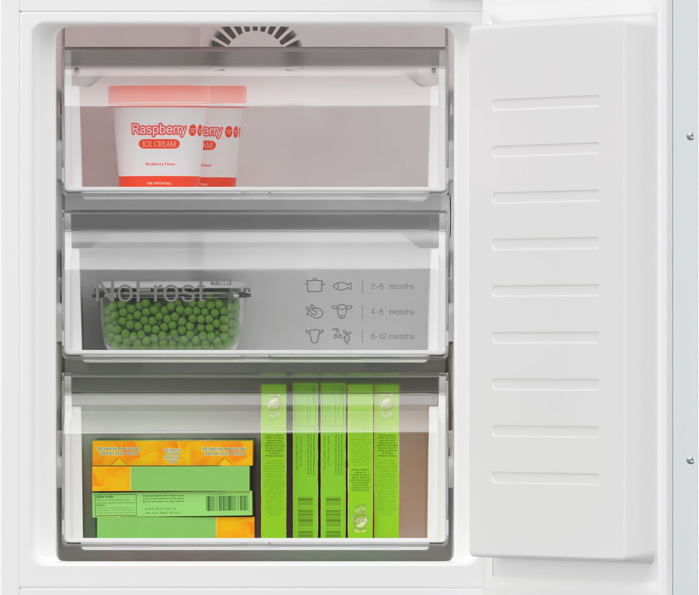 Réfrigérateur congélateur encastrable BOSCH - KIN86SFE0 Réfrigérateur congélateur encastrable BOSCH - KIN86SFE0