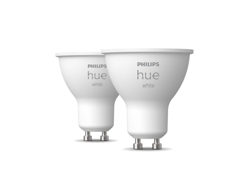PHILIPS HUE Lumière connectée 2 ampoules spot GU10 Philips Hue HUE-W2GU10 PHILIPS HUE Lumière connectée 2 ampoules spot GU10 Philips Hue HUE-W2GU10
