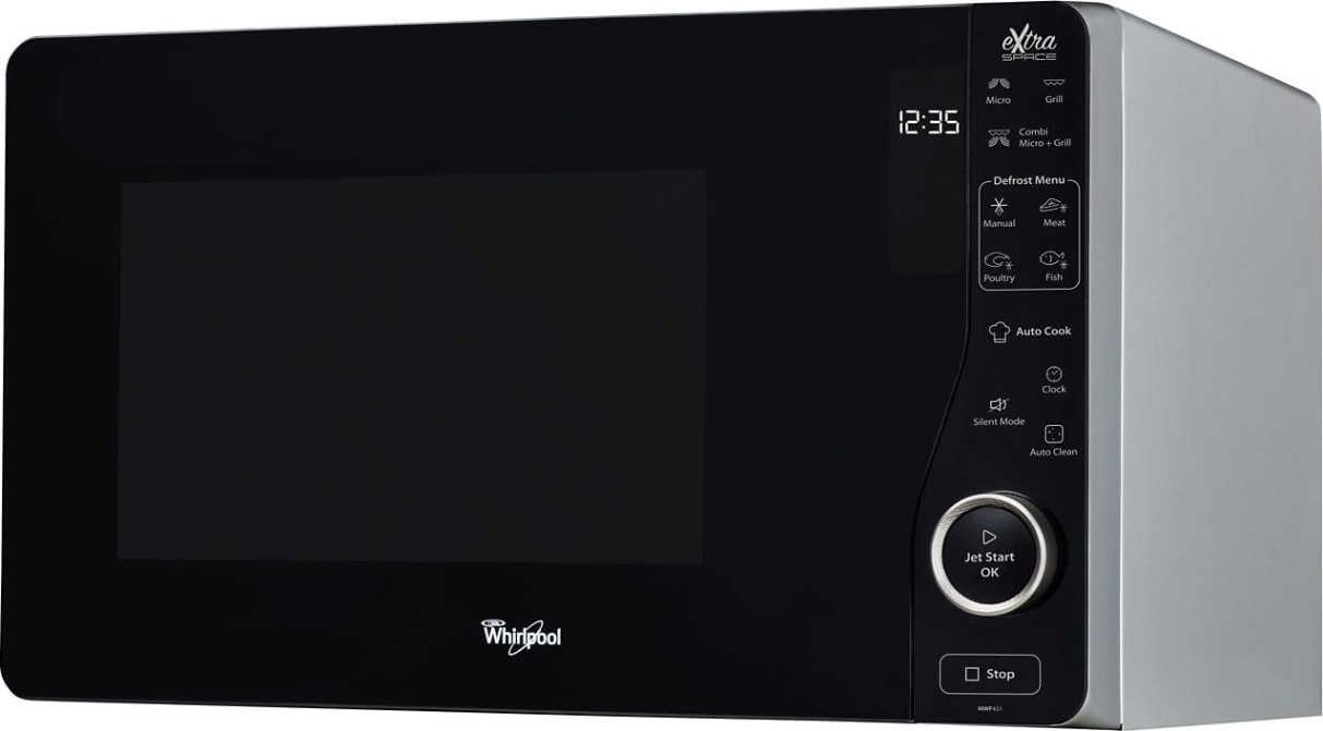 Micro ondes Grill WHIRLPOOL 25L 700W Argent MWF421SL
