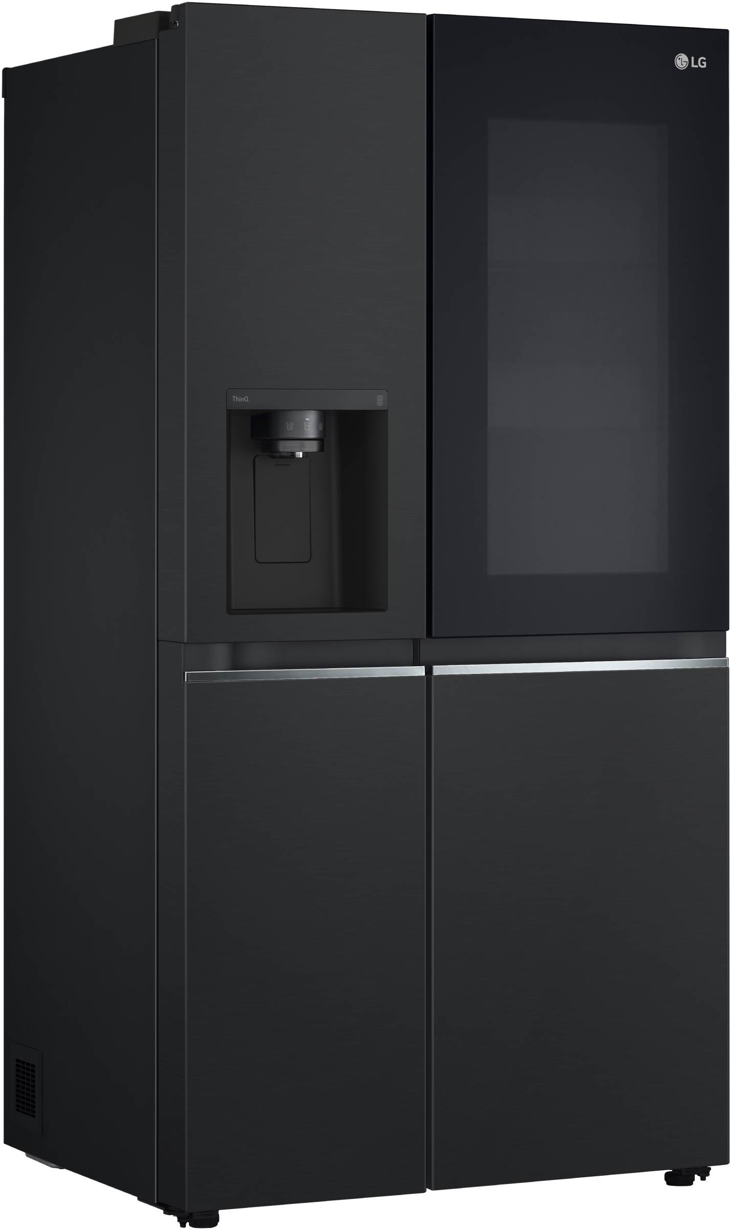 Réfrigérateur américain LG , Instaview, Froid ventilé, 635L, Noir - GSGV80EPLD Réfrigérateur américain LG , Instaview, Froid ventilé, 635L, Noir - GSGV80EPLD