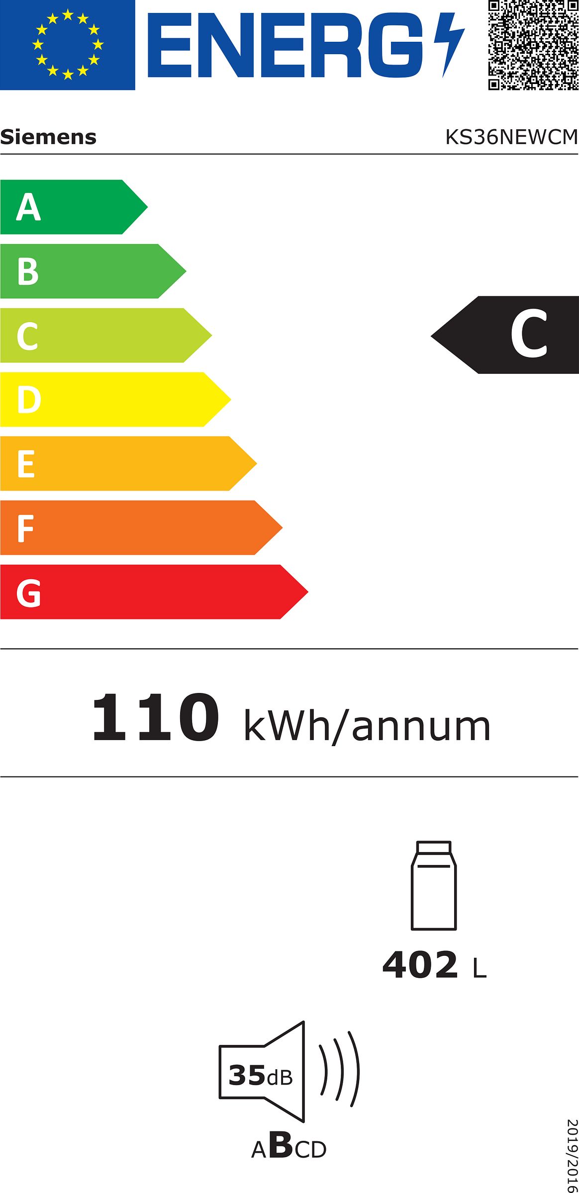 Réfrigérateur 1 porte SIEMENS  - KS36NEWCM