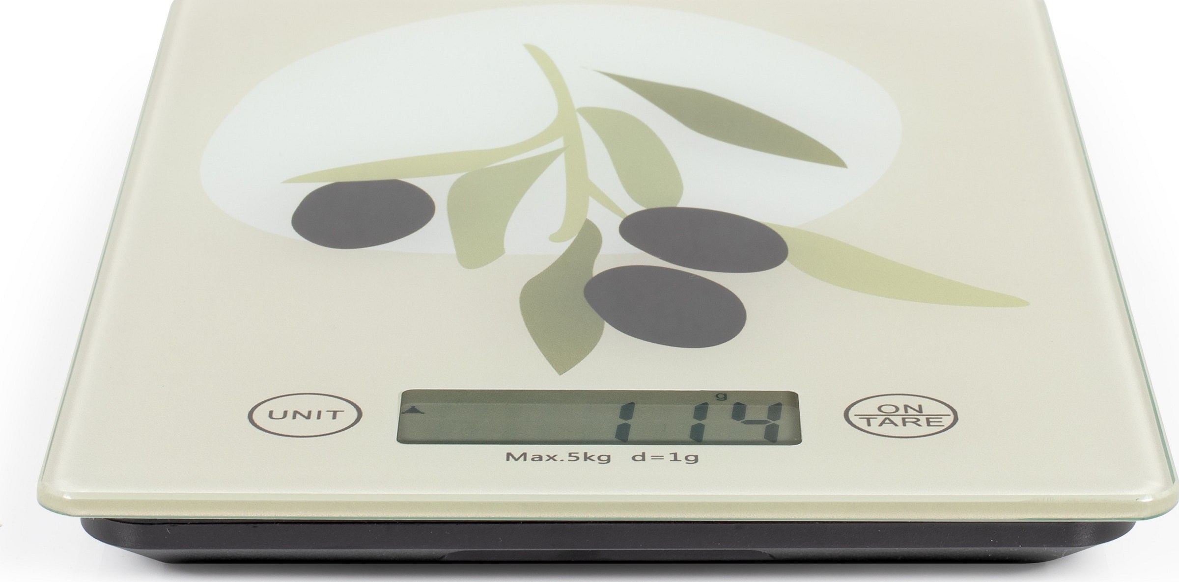 Balance de cuisine LIVOO 5kg Electronique Tare Verre trempé Vert - DOM451A