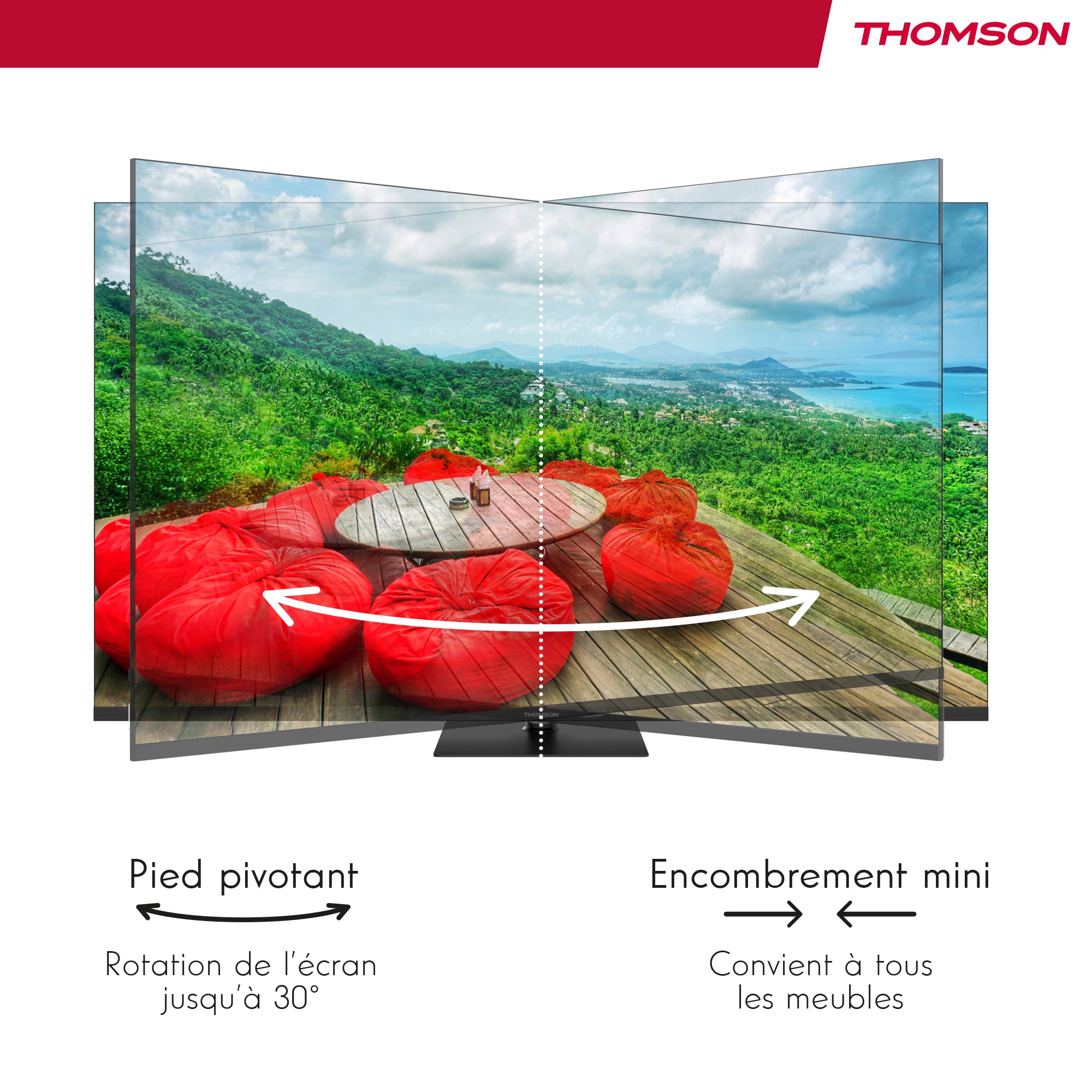THOMSON TV QLED 4K 139 cm  - 55QG6C14