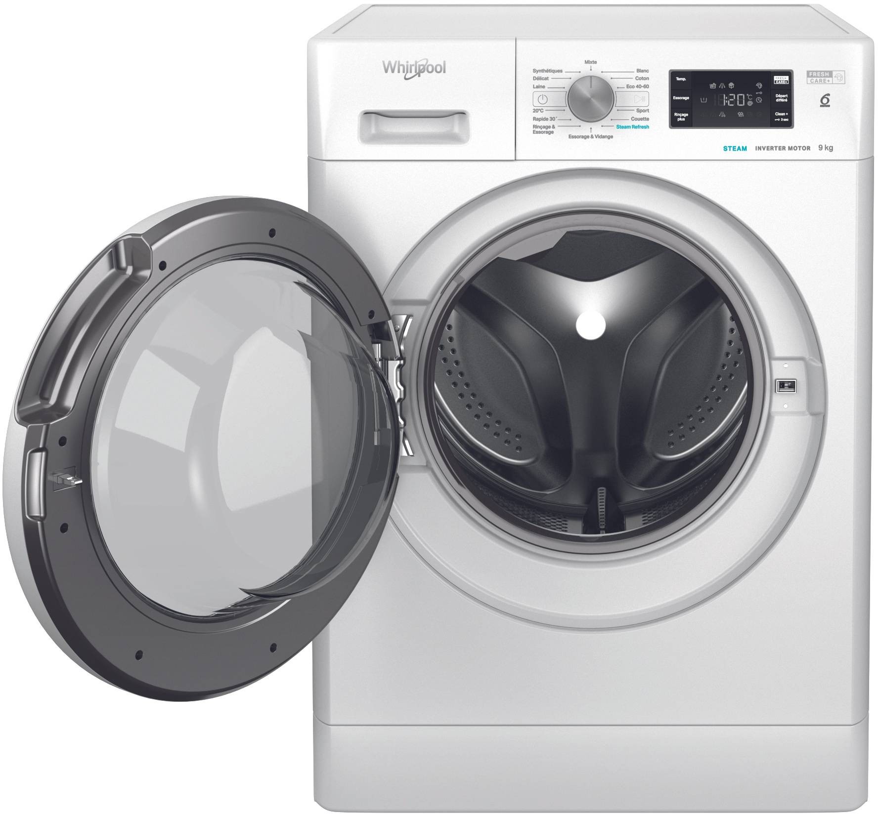 WHIRLPOOL Lave linge Frontal 9kg - FFBS9469WVFR