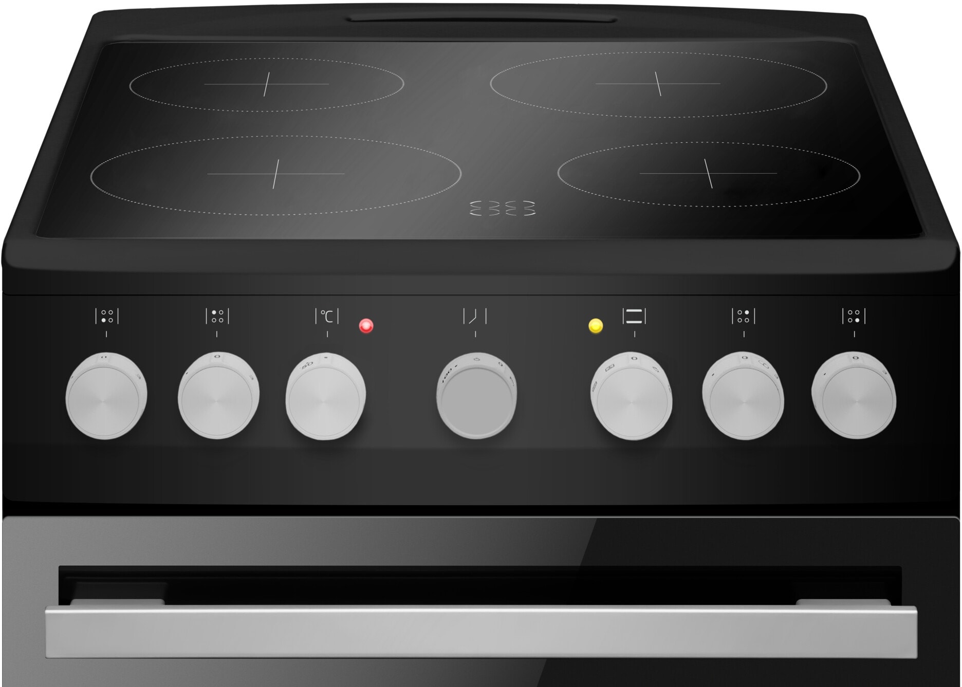 Cuisiniere vitroceramique FAGOR 4 Foyers 62L Noir - FACV203N