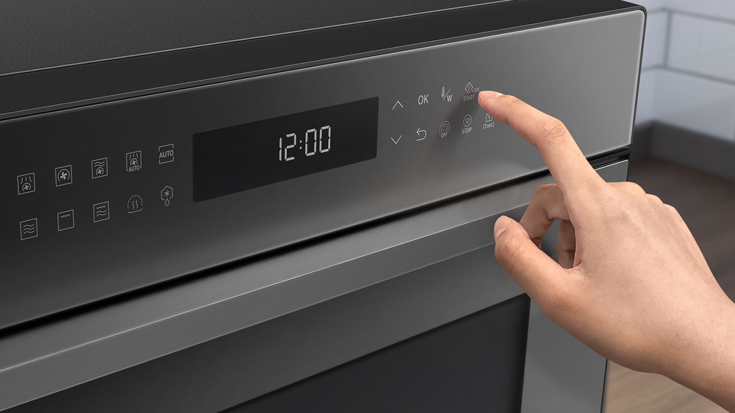 Micro ondes Combiné SAMSUNG 35L 900W Argent - MC35R8088CC