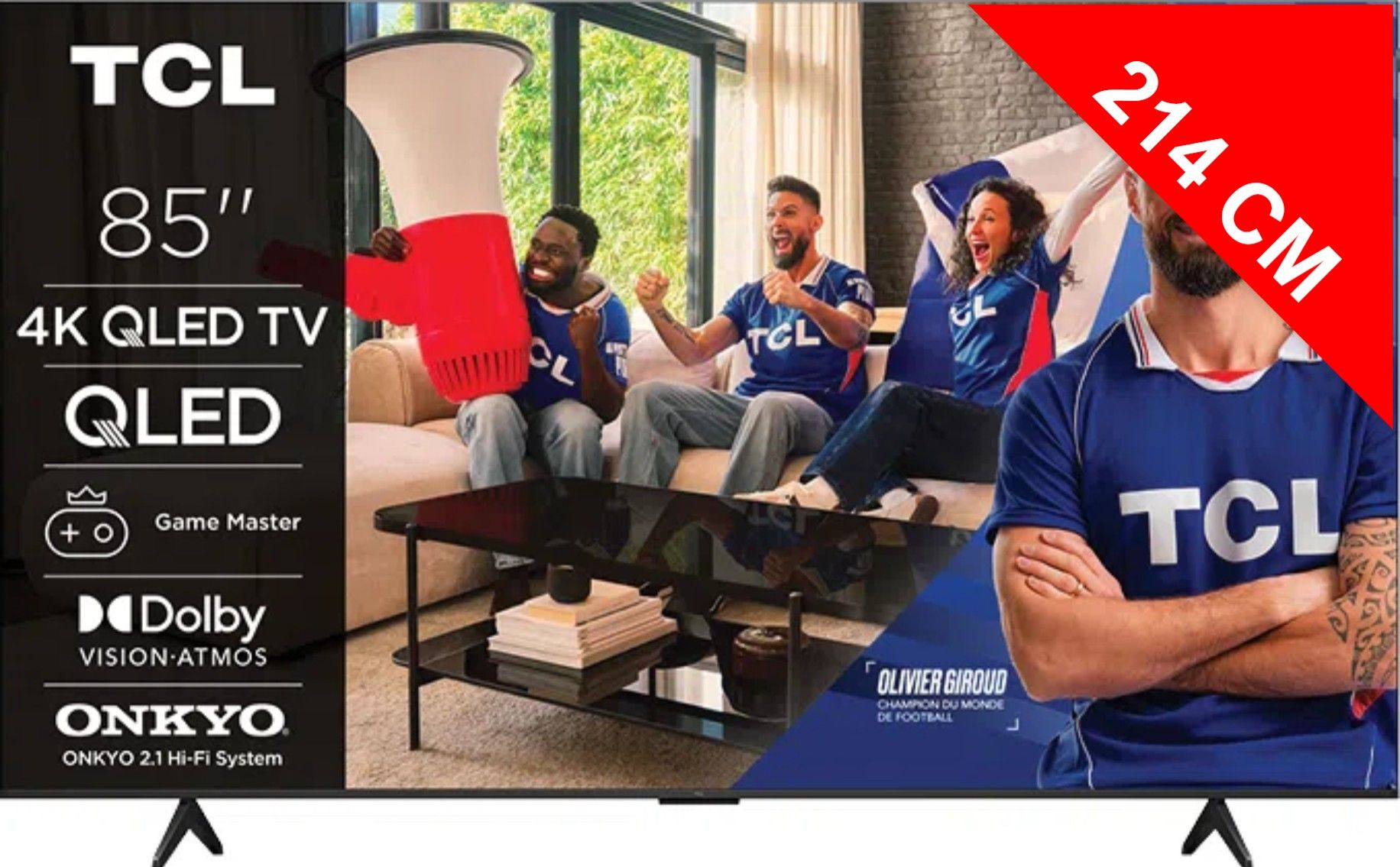 TV QLED 4K 214 cm TCL  85P7L