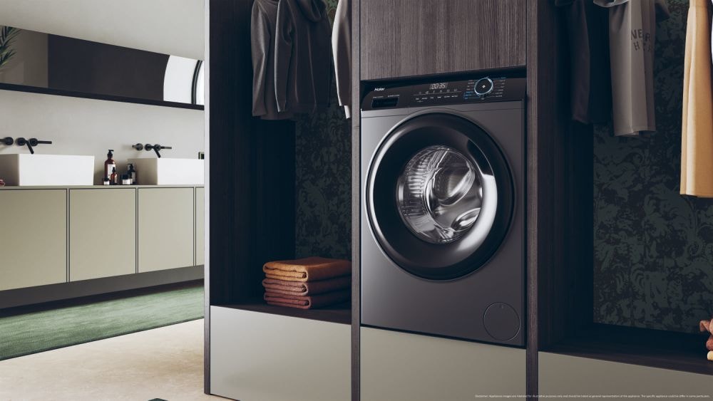 Lave linge Frontal HAIER I-Pro, Series 3, 8Kg, Gris - HW80-B14939S8