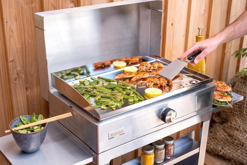 Plancha LE MARQUIER électrique 160 Inox - PLTE160I