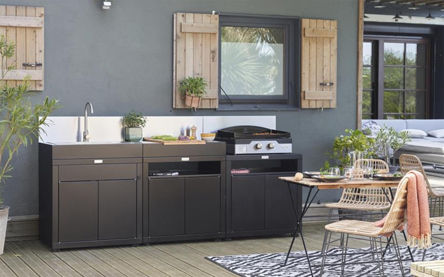 Meuble de cuisine extérieure LE MARQUIER  - MC803ECE13