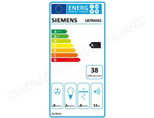 Hotte de plafond SIEMENS - LI67RA561 Hotte de plafond SIEMENS - LI67RA561