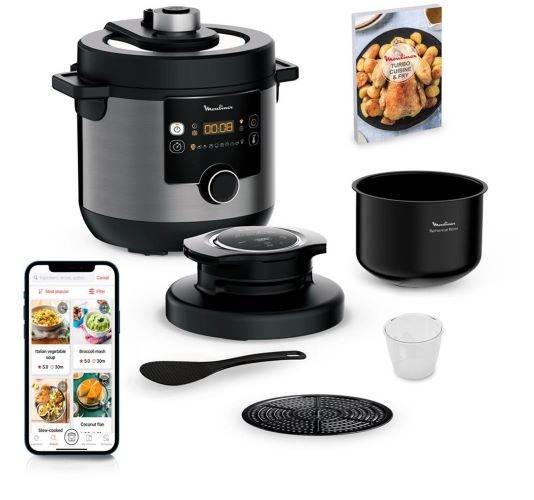 MOULINEX Multicuiseur Turbo Cuisine & Fry 7,6 L Noir - CE778810