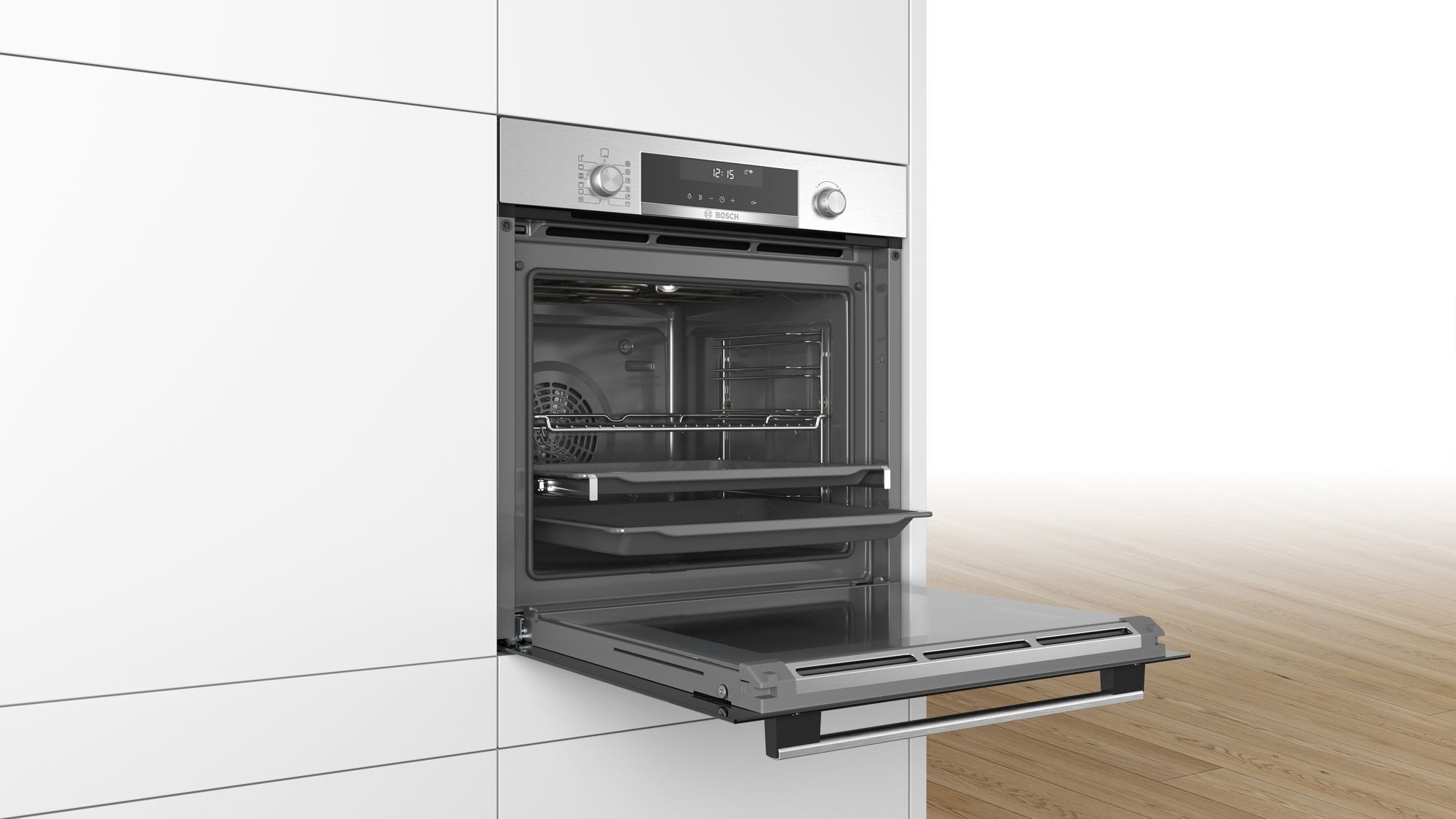 Four encastrable pyrolyse BOSCH Série 6 Home Connect 71L Inox - HBG5780S6 Four encastrable pyrolyse BOSCH Série 6 Home Connect 71L Inox - HBG5780S6