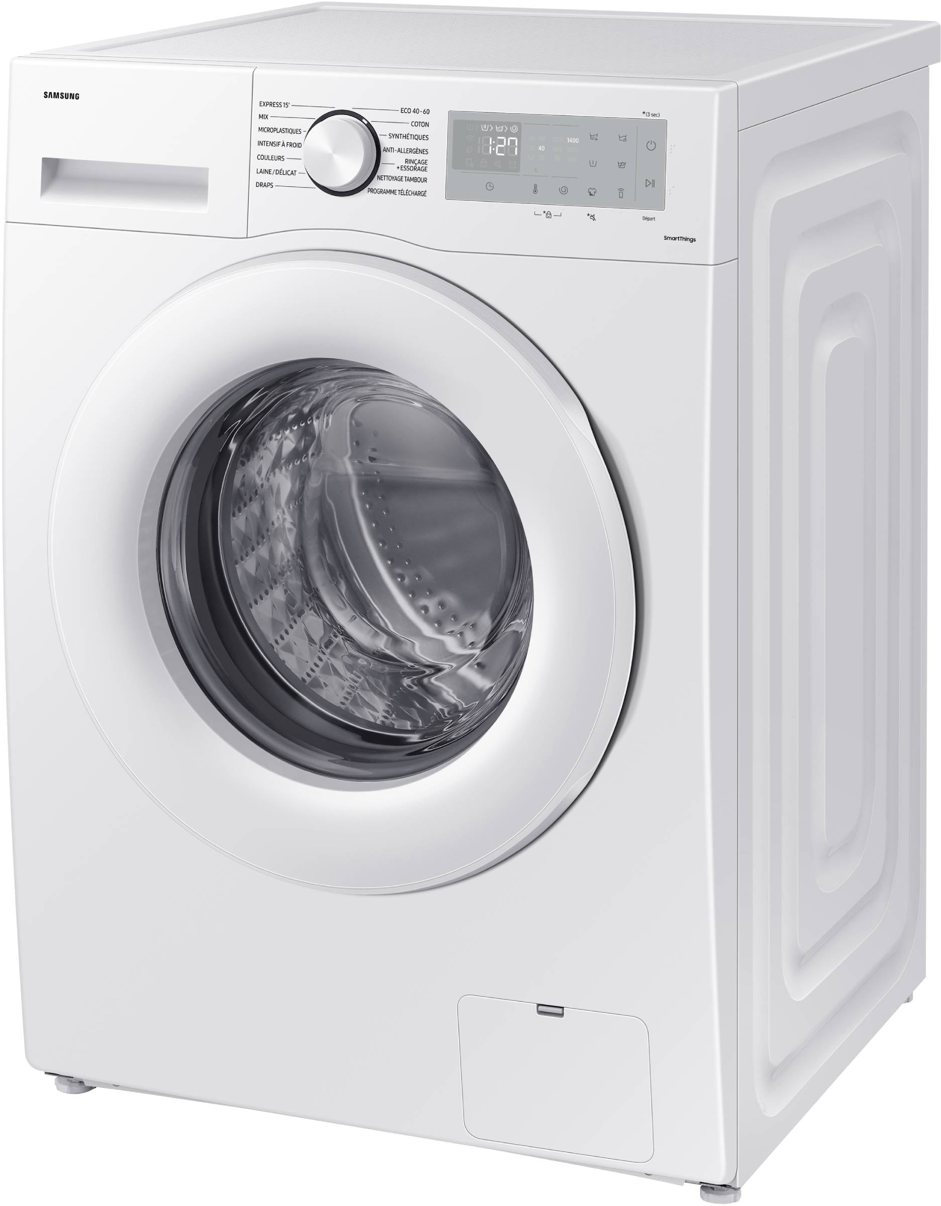 Lave linge Frontal SAMSUNG 9kg 1400trs/min Blanc WW90CGC04DTH