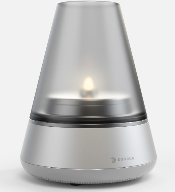 Enceinte bluetooth KOODUU Lampe à huile 10h Silver KOODUUNORDICSIL