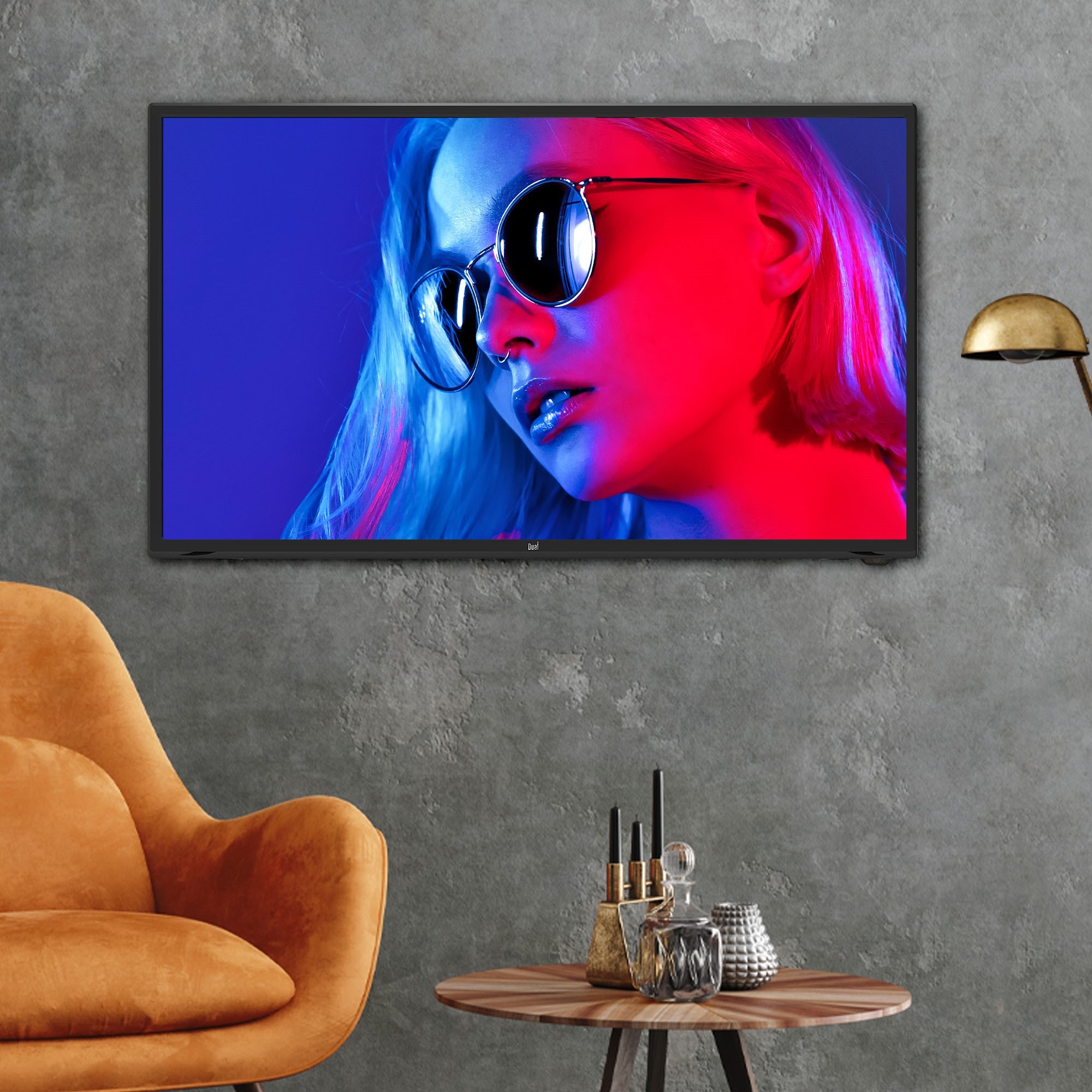 DUAL TV LED 80 cm  - DL-32HD-008