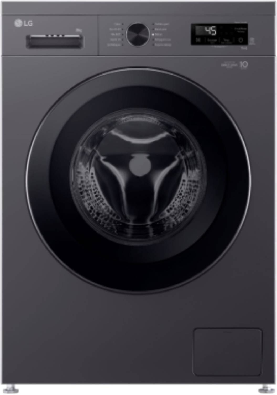 Lave linge Frontal LG , 1400 trs/mn, 8kg, Noir - F84B15MBS Lave linge Frontal LG , 1400 trs/mn, 8kg, Noir - F84B15MBS