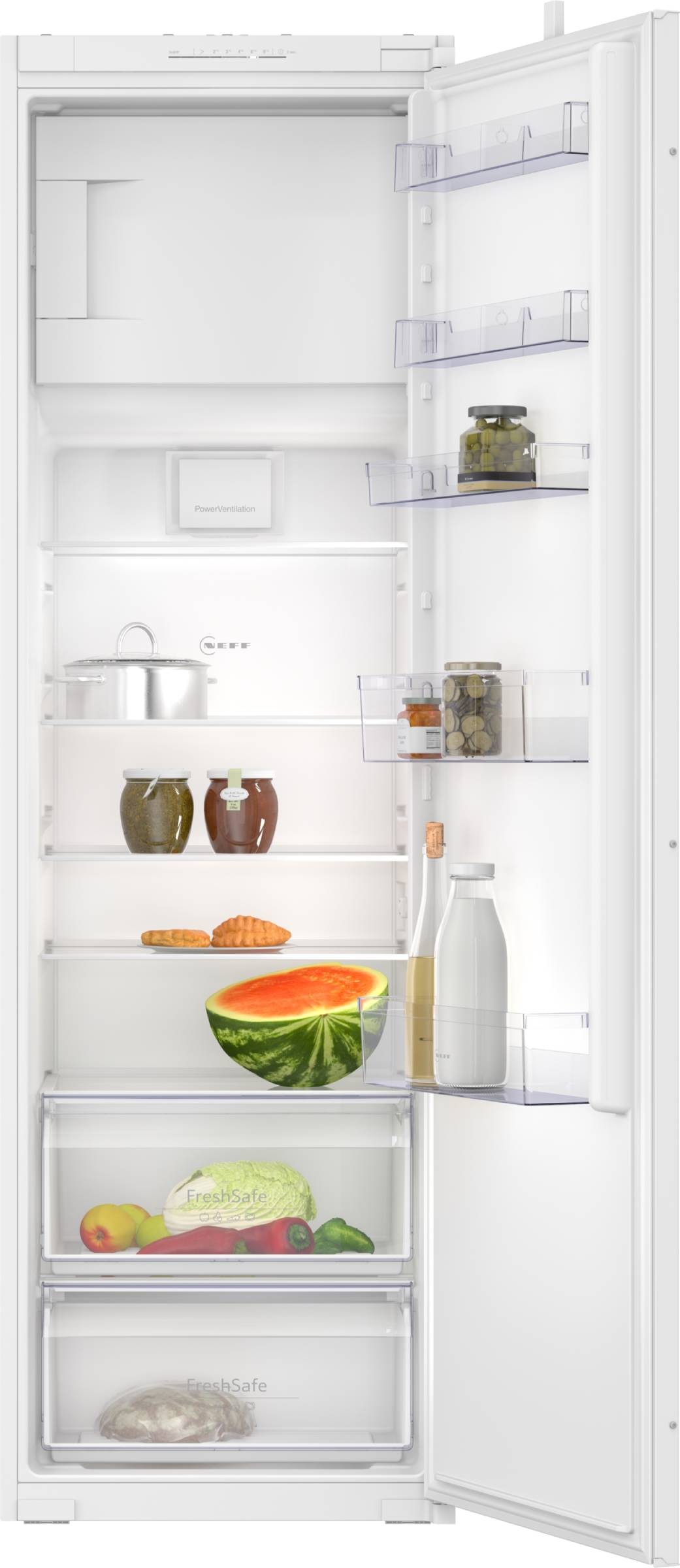 Réfrigérateur encastrable 1 porte NEFF 280L Froid Brassé KI2821SE0