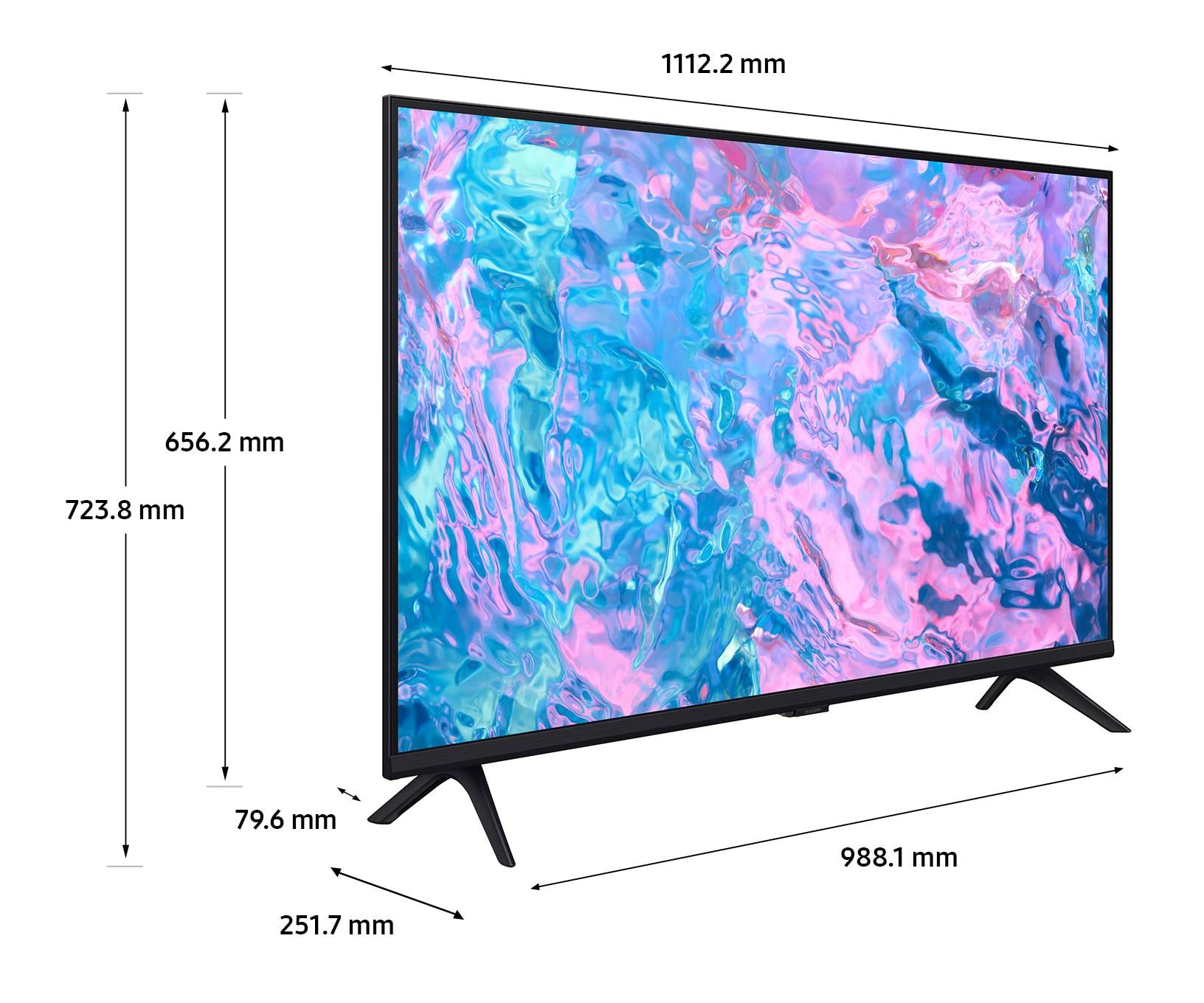TV LED 4K 125 cm SAMSUNG , Smart TV, 50" - TU50CU7025