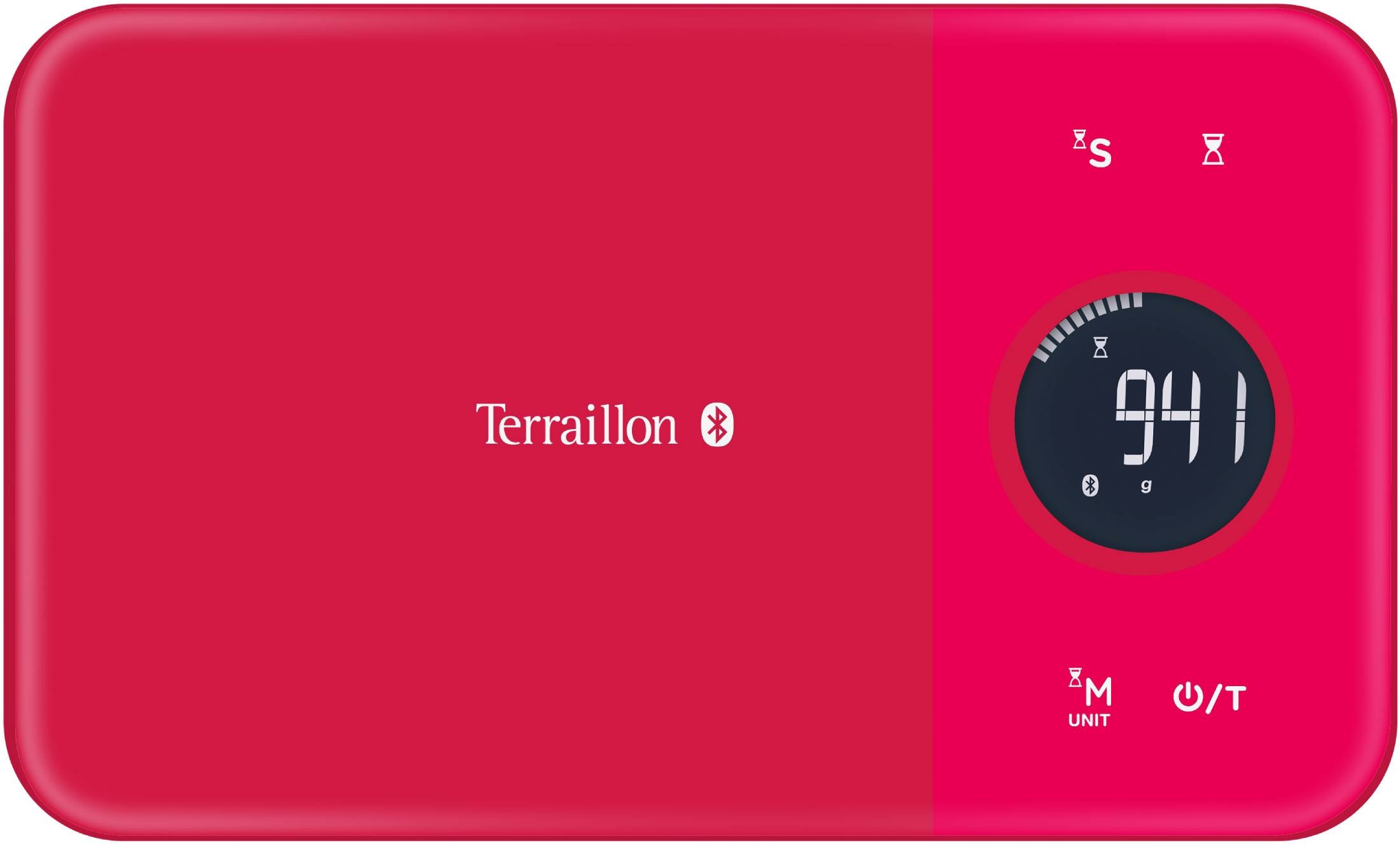 Balance de cuisine TERRAILLON NUTRITAB Connectée Cranberry 14756