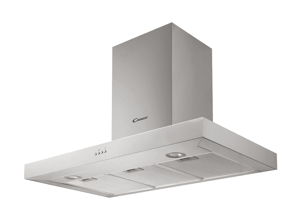 Hotte decorative murale CANDY 90cm 65dB Inox CMB955X