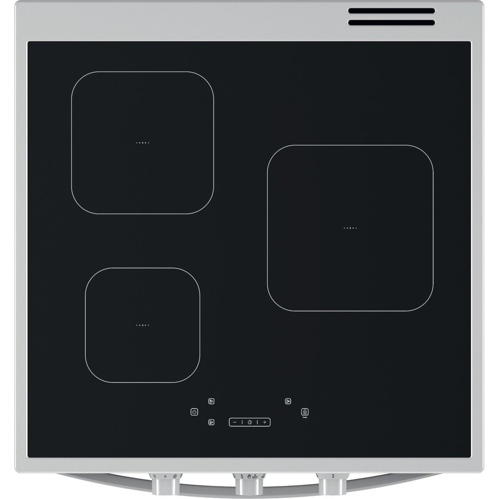 Cuisiniere induction INDESIT 3 foyers four catalyse Blanc - IS67IQ5PCW Cuisiniere induction INDESIT 3 foyers four catalyse Blanc - IS67IQ5PCW