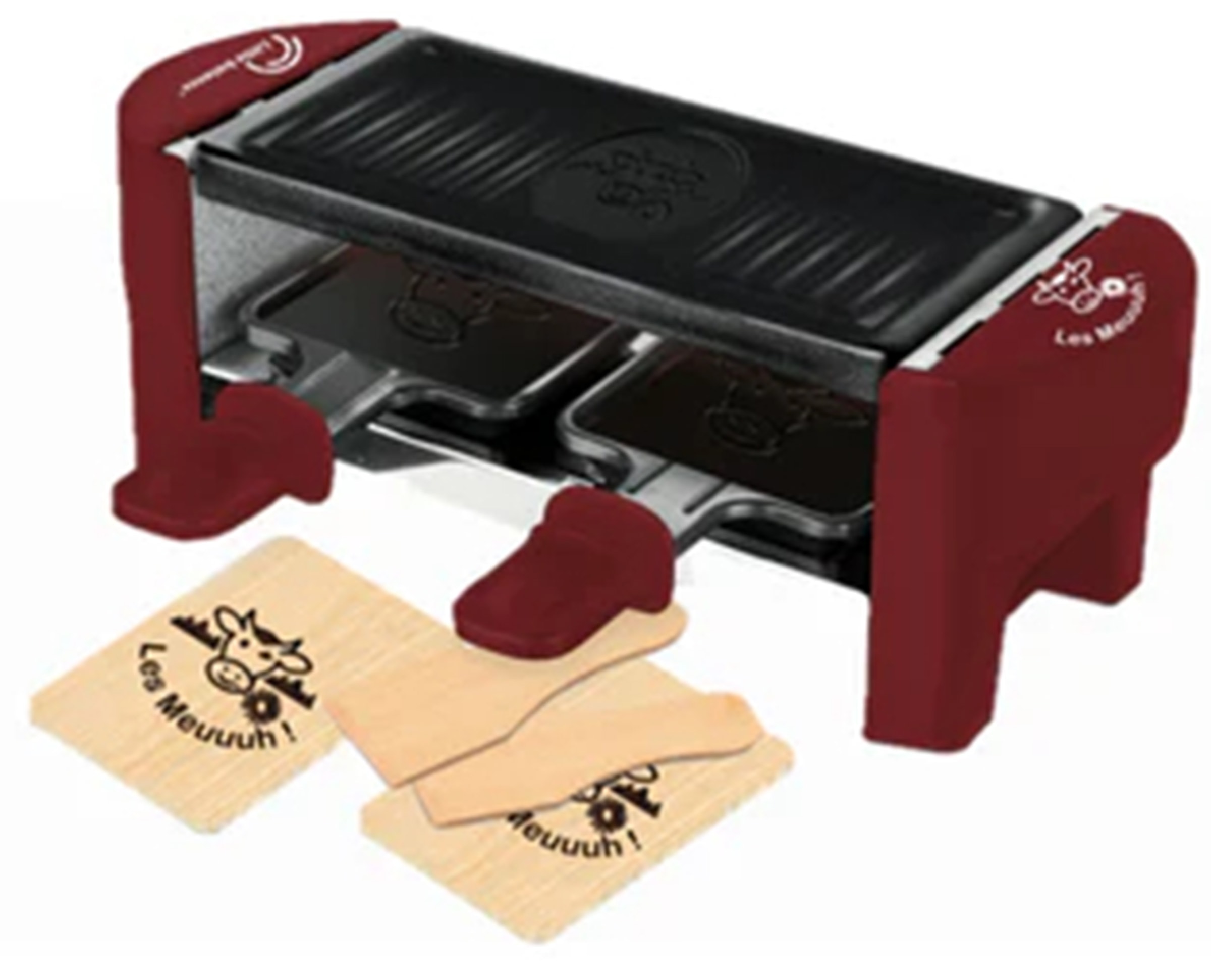 Raclette Multifonction LITTLE BALANCE 2 personnes 320W Piment 8940