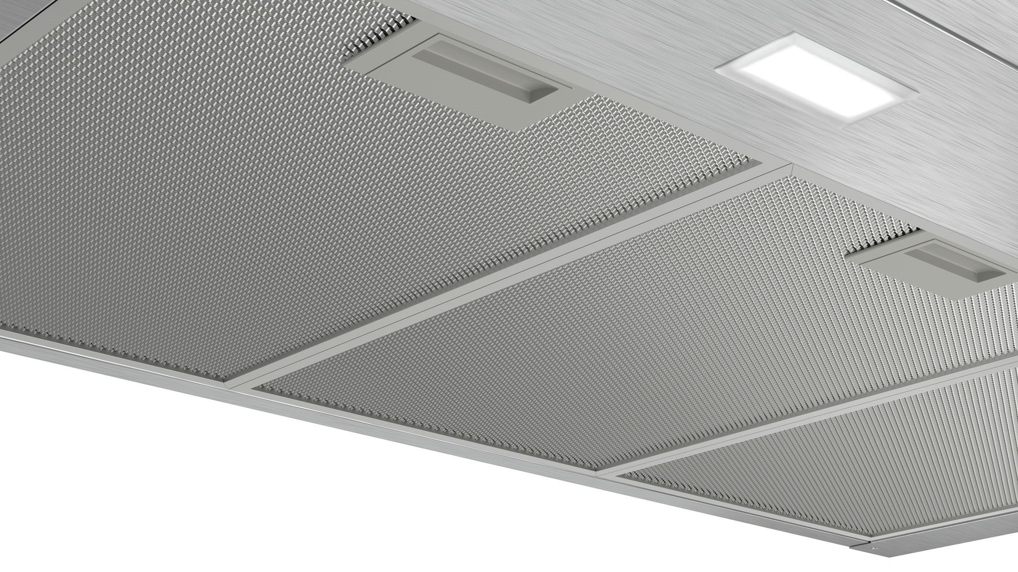 Hotte decorative murale BOSCH Serie 2, 3 vitesses, 64 dB, 90cm, Inox - DWB94BC50
