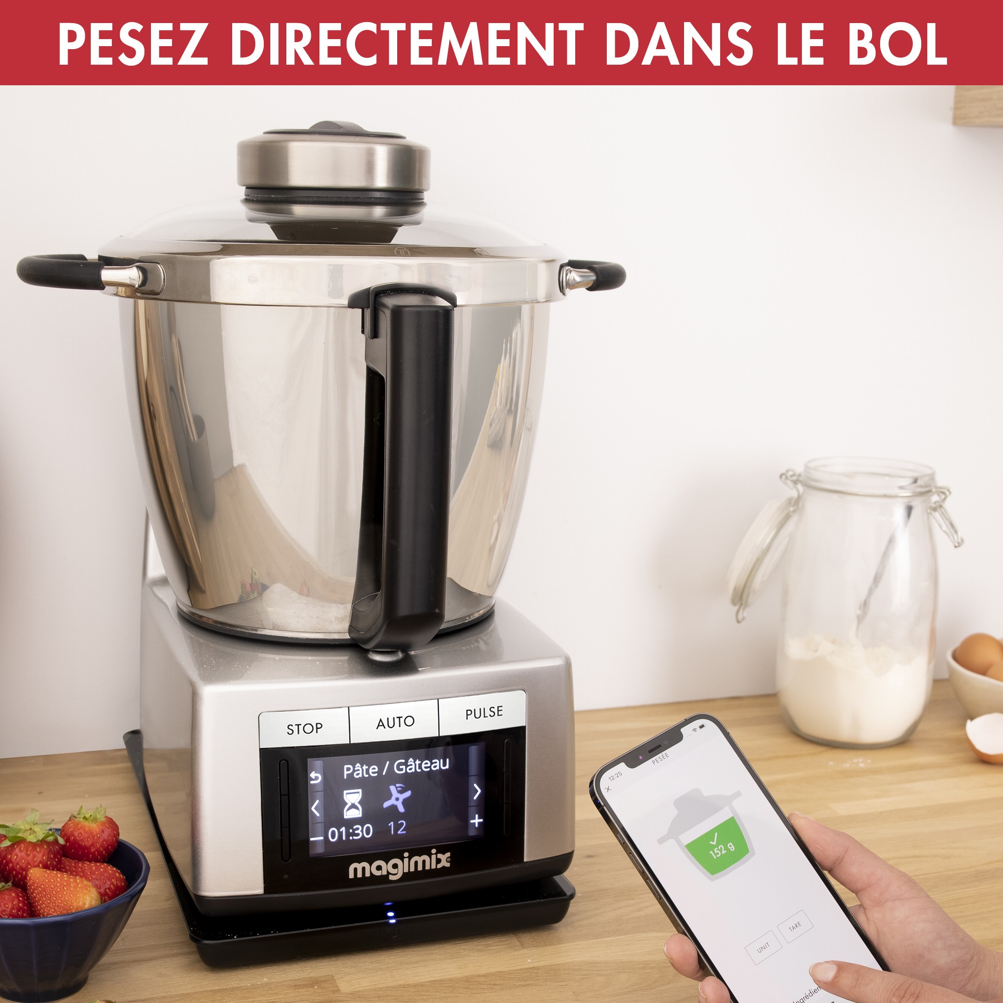 Robot cuiseur connecté MAGIMIX - ROBOTCOOKCONNECT Robot cuiseur connecté MAGIMIX - ROBOTCOOKCONNECT