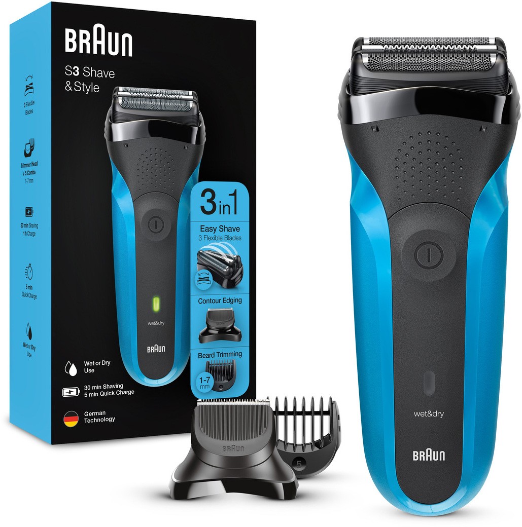 BRAUN Rasoir électrique Série 3 Shave & Style  - SERIE3310BT