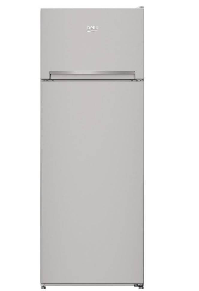 BEKO Réfrigérateur congélateur haut MinFrost 223L Gris Acier - RDSA240K30SN