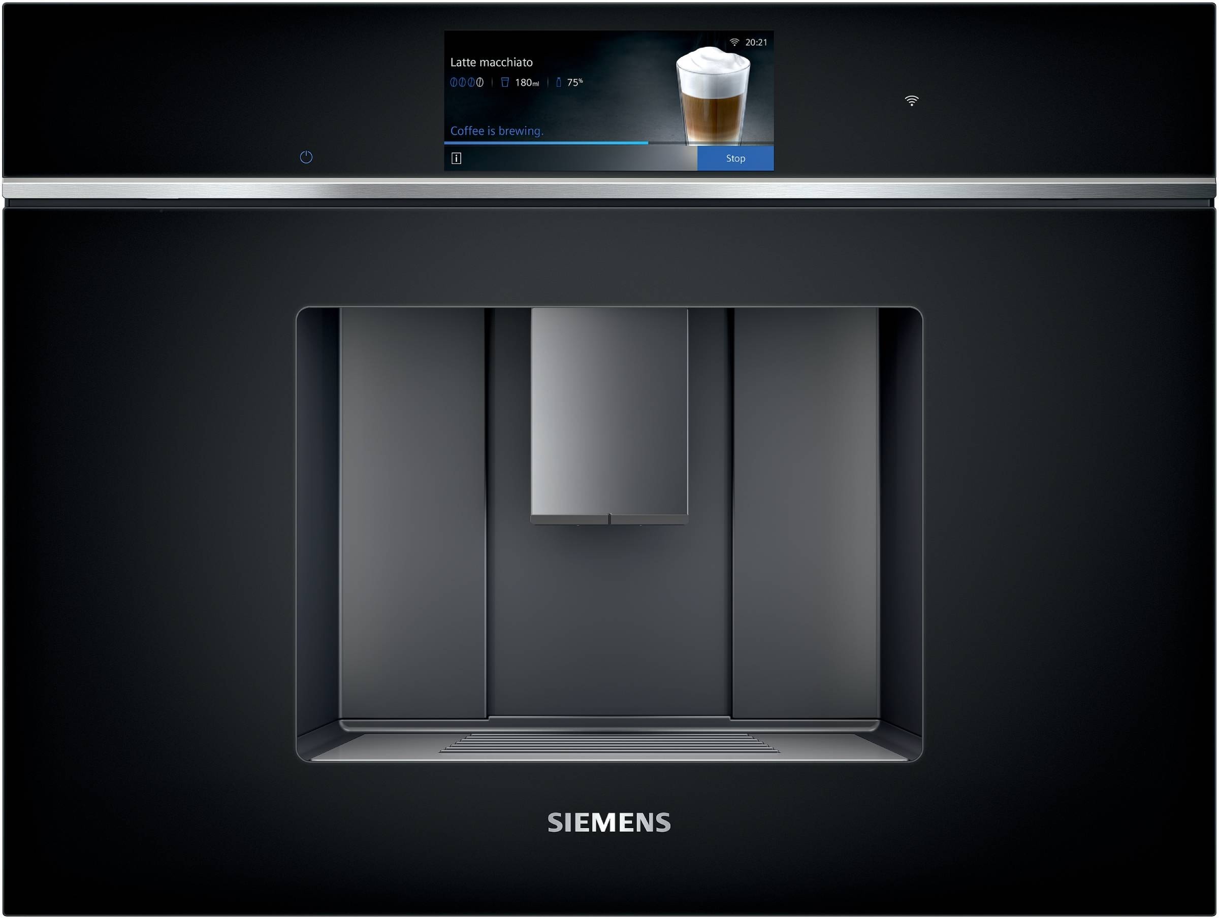 Combiné Expresso SIEMENS Home connect Bac à lait intégré Noir CT718L1B0
