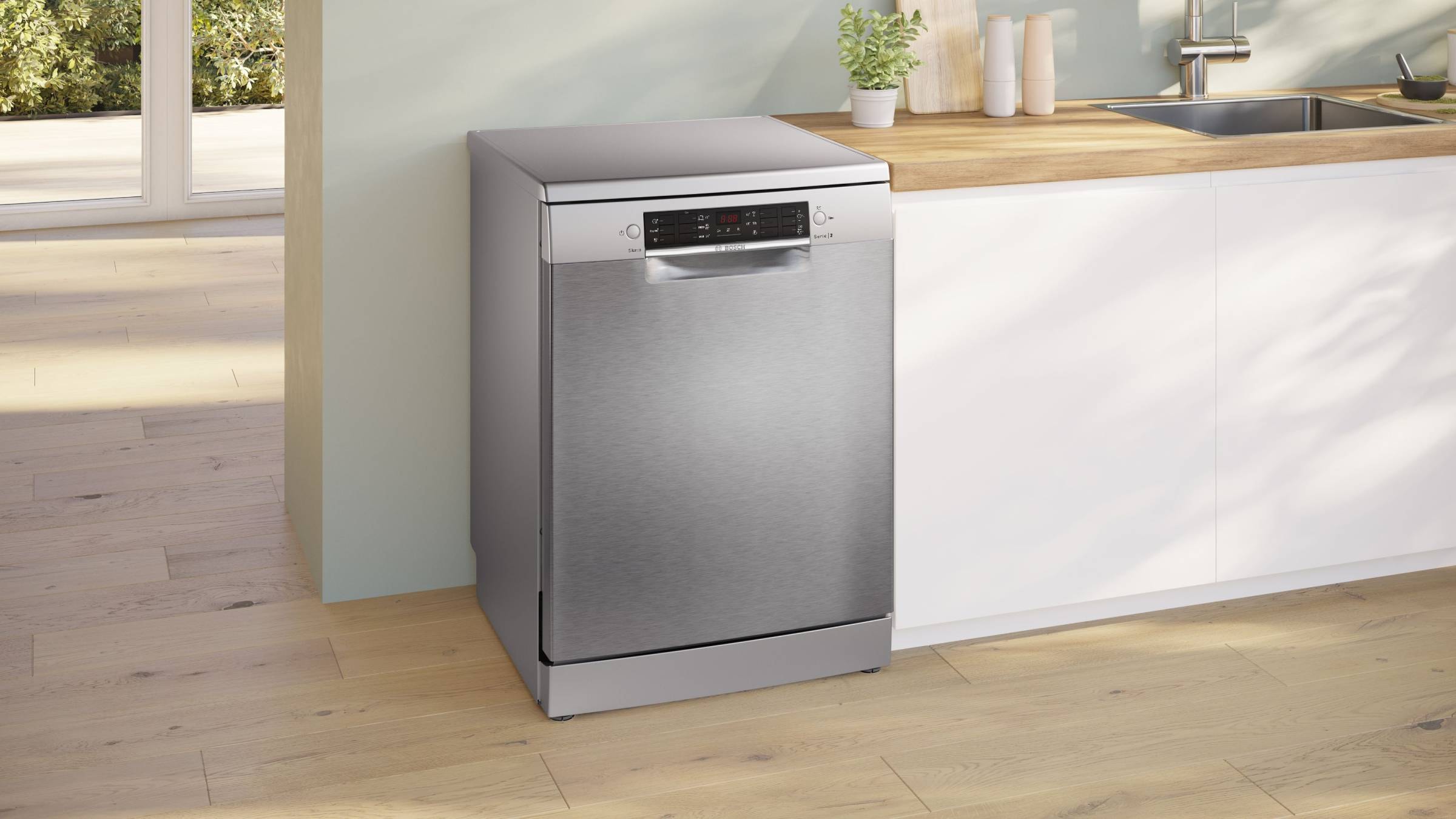 Lave vaisselle 60 cm BOSCH 12 couverts Gris - SMS26AI01F Lave vaisselle 60 cm BOSCH 12 couverts Gris - SMS26AI01F