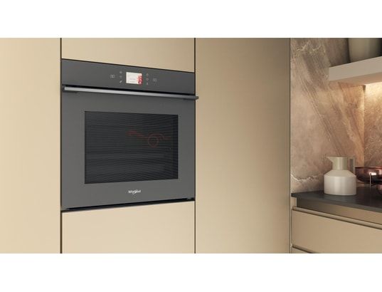 Four encastrable pyrolyse WHIRLPOOL Chaleur tournante AirFry 73 L Gris - WOI118FPT2SSMAF