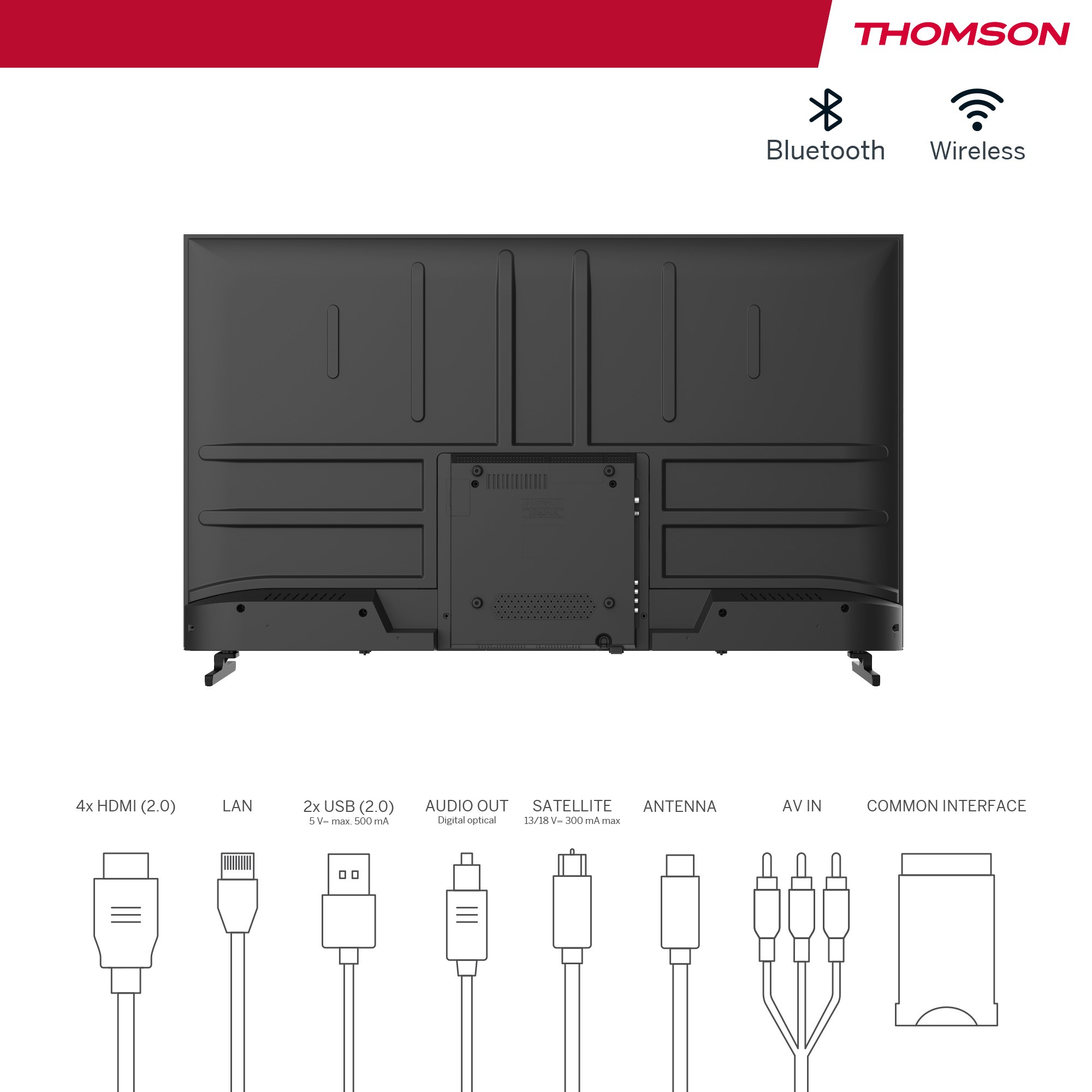 THOMSON TV LED 4K 126 cm  - 50UA5S13