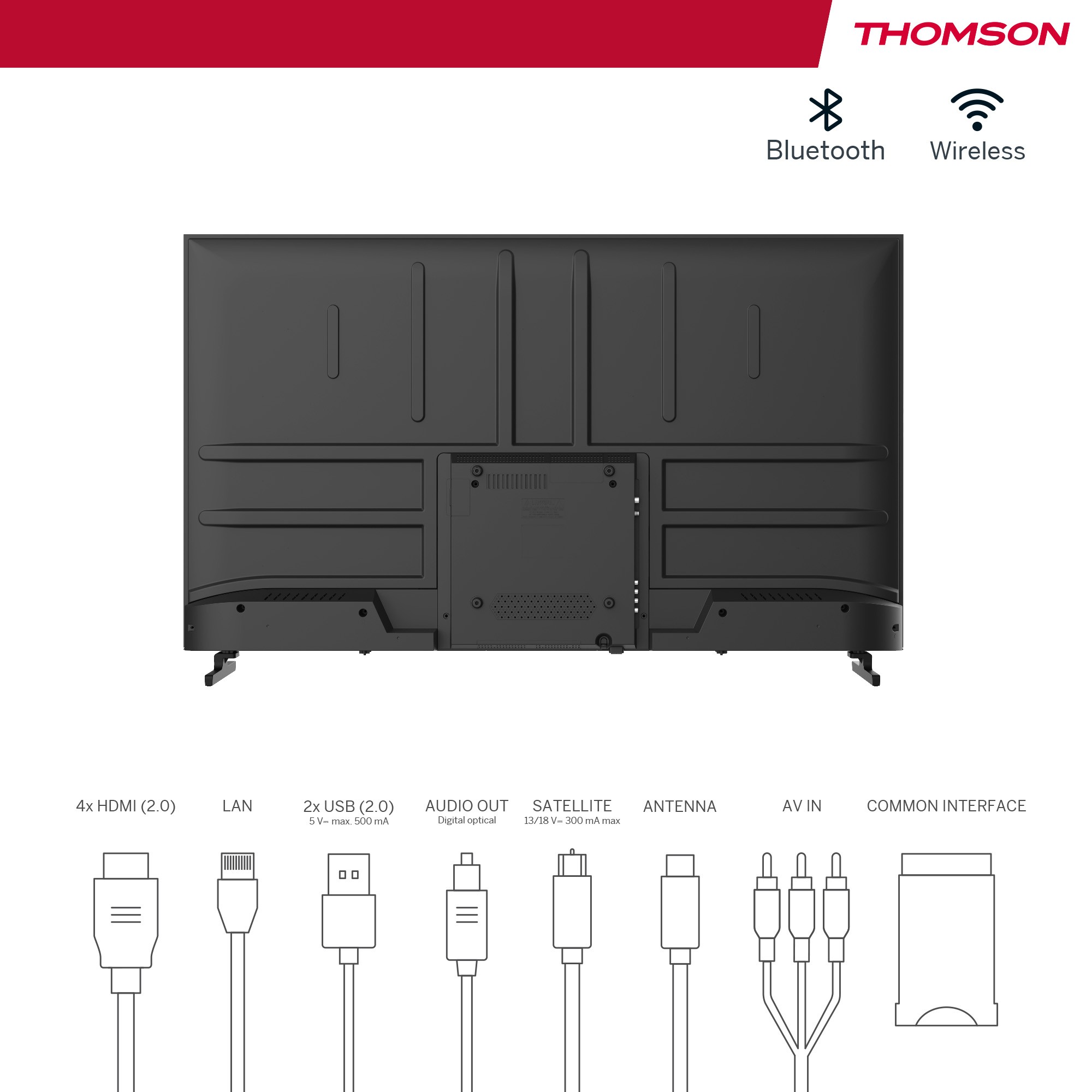 TV LED 4K 126 cm THOMSON 50" - 50UA5S13 TV LED 4K 126 cm THOMSON 50" - 50UA5S13