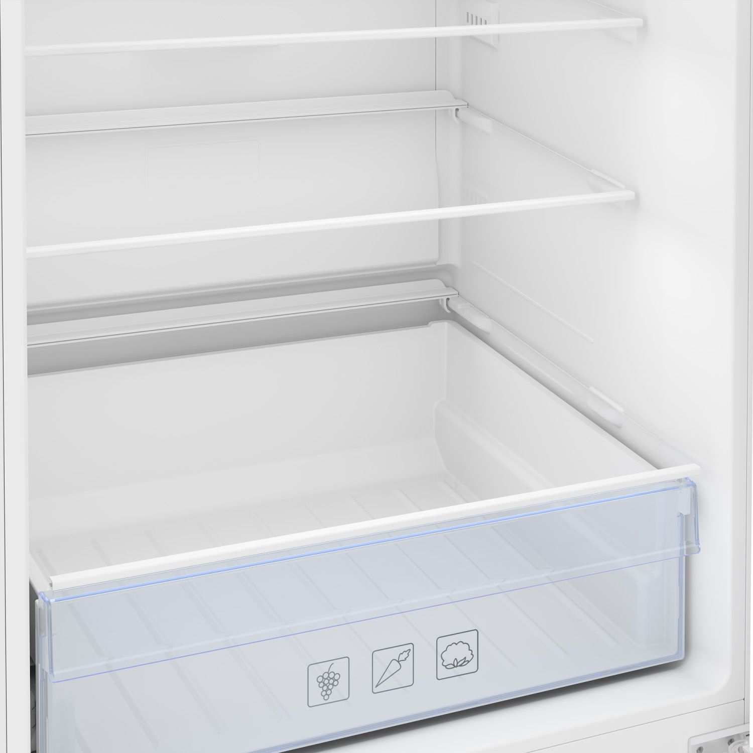 Réfrigérateur congélateur bas BEKO 262L Froid statique Gris - RCSA270K40SN