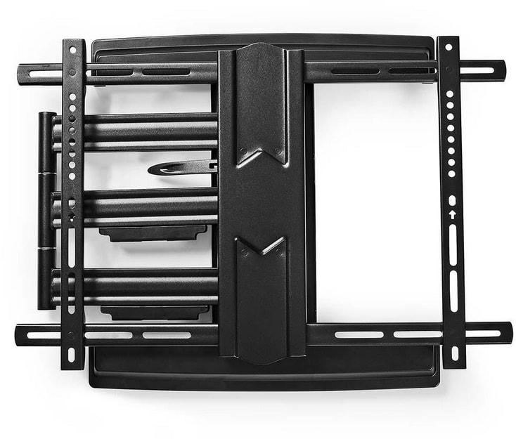 Support mural NEDIS Mouvement intégral 37-80'' 600x400 50kg Noir TVWM6550BK