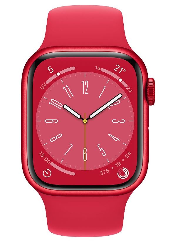 APPLE Montre connectée Watch Série 8 GPS 41mm Aluminium Rouge WATCH8-MNP73NF APPLE Montre connectée Watch Série 8 GPS 41mm Aluminium Rouge WATCH8-MNP73NF