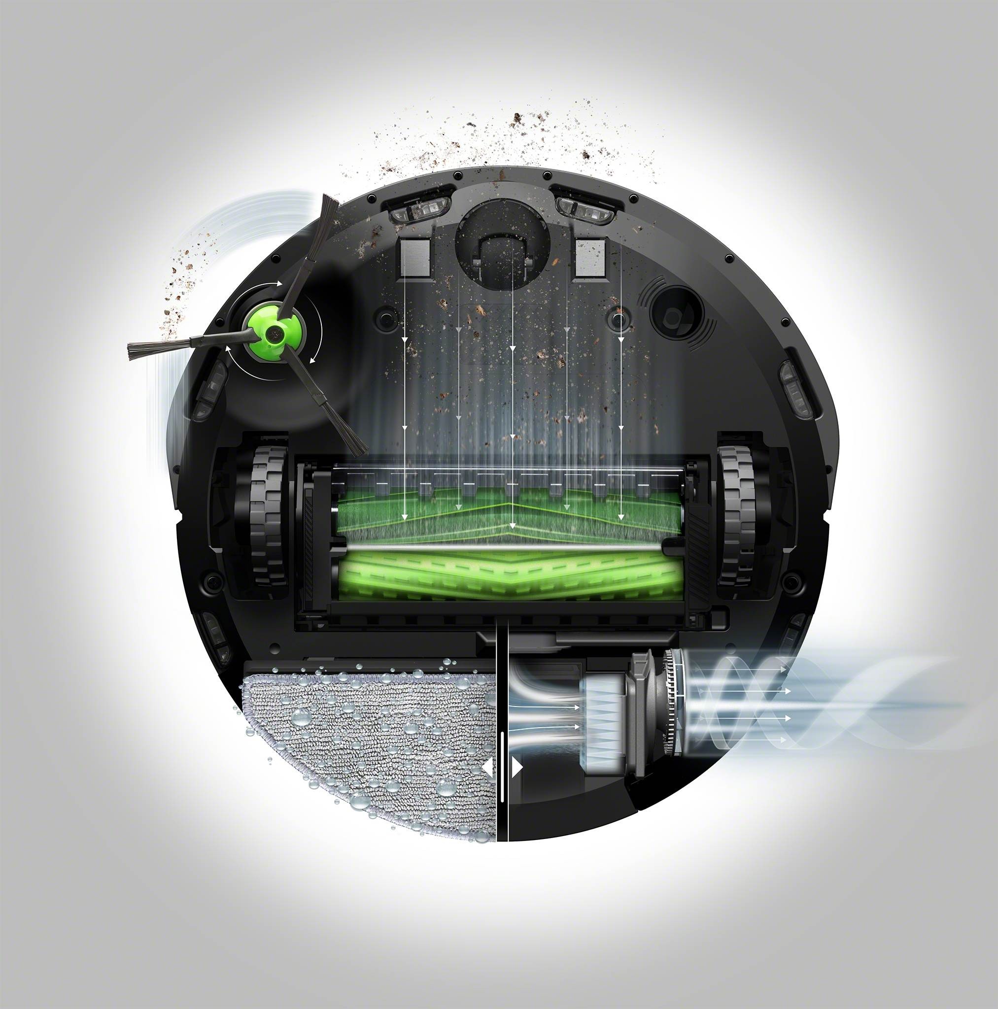 IROBOT Aspirateur robot et laveur de sol Roomba Combo i8 Plus IROBOT Aspirateur robot et laveur de sol Roomba Combo i8 Plus