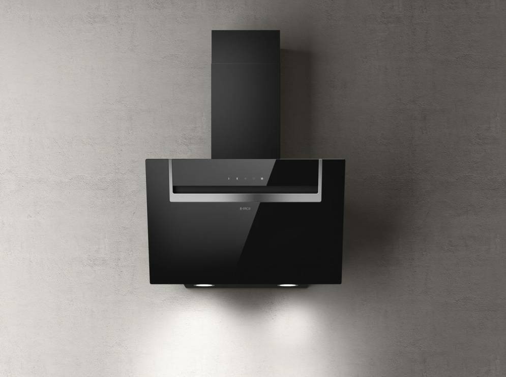 Hotte decorative murale ELICA , 4 vitesses, 71dB, 60cm, Noir - PRF0166928