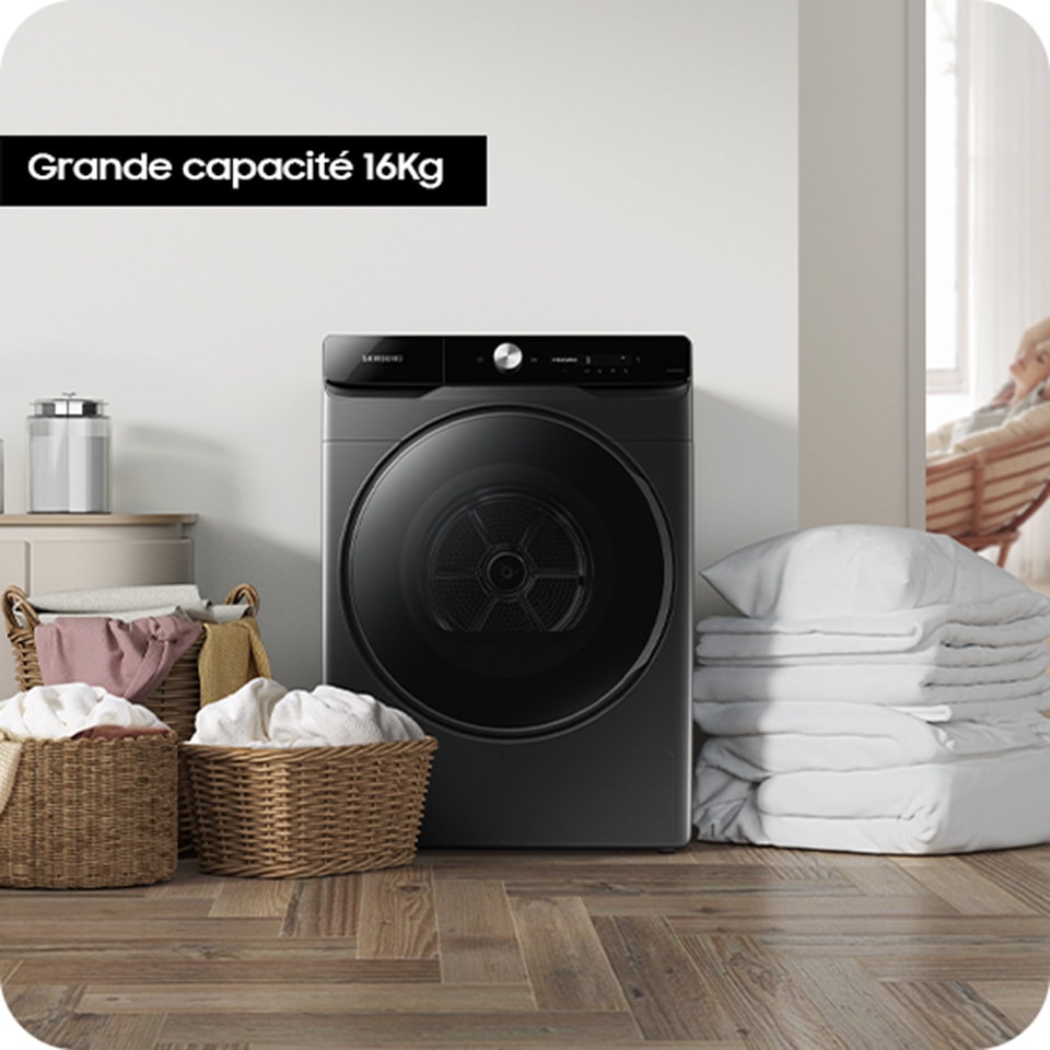 Sèche-linge pompe à chaleur SAMSUNG - DV16DG8600BV Sèche-linge pompe à chaleur SAMSUNG - DV16DG8600BV