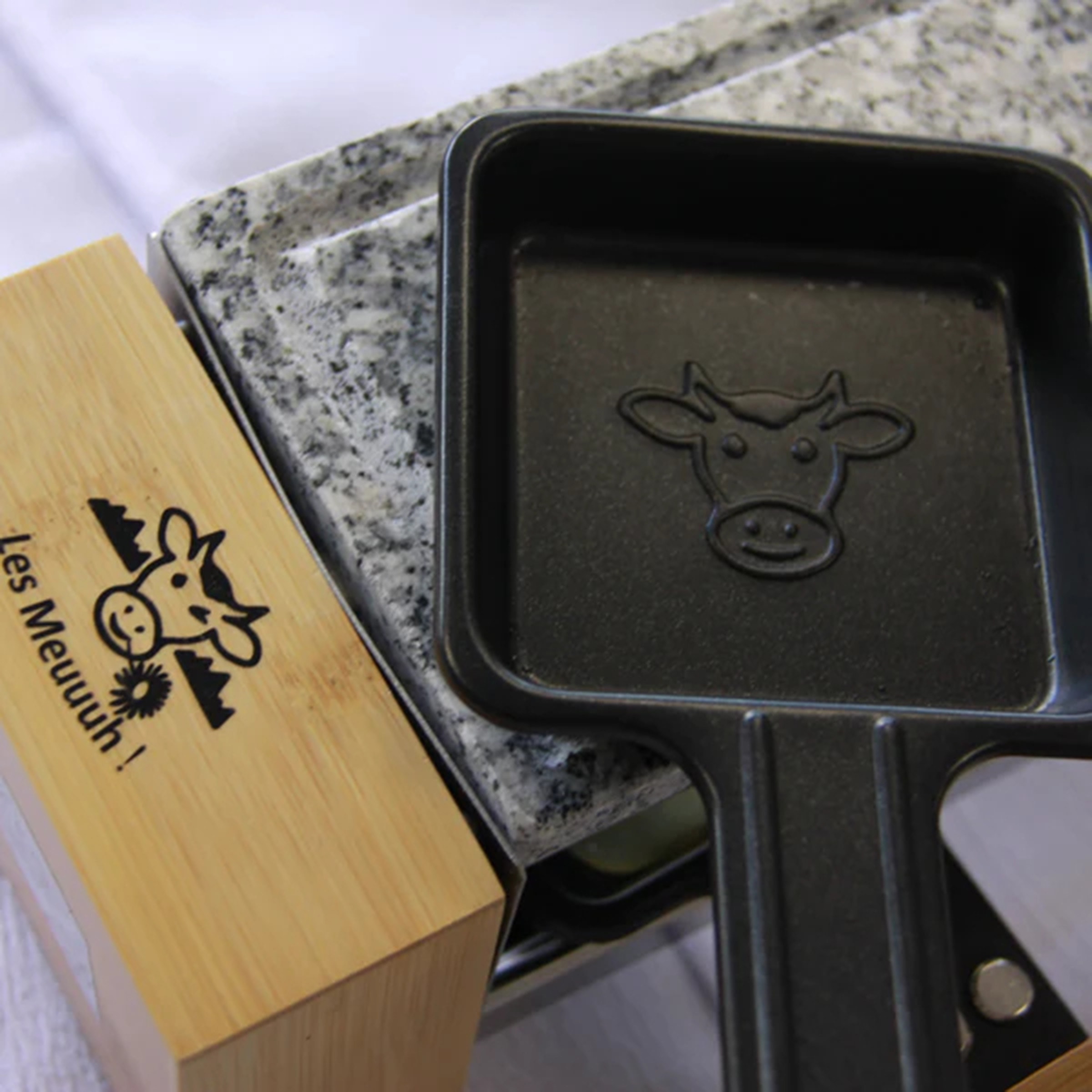 Raclette Multifonction LITTLE BALANCE 2 personnes 320W Bois - 8618