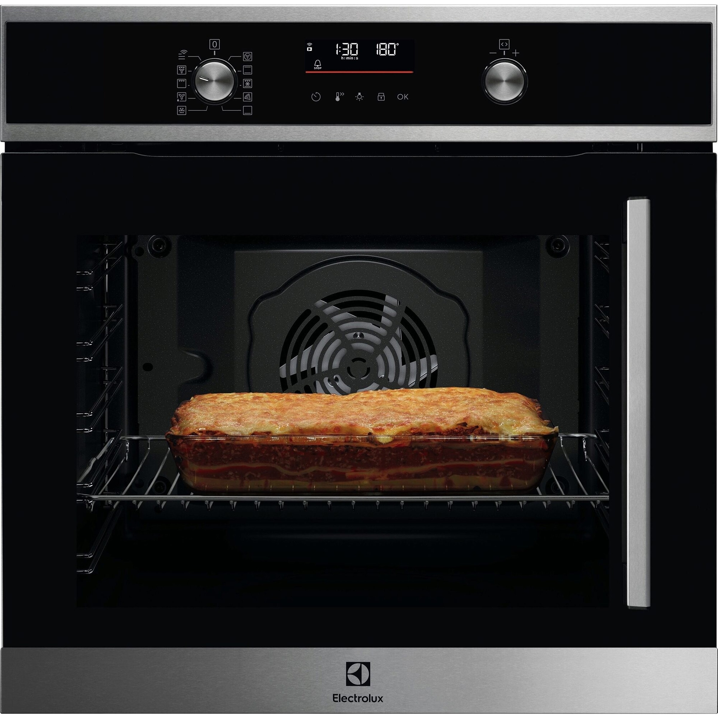Four encastrable pyrolyse ELECTROLUX Chaleur tournante 72L Inox EOF6P46LX