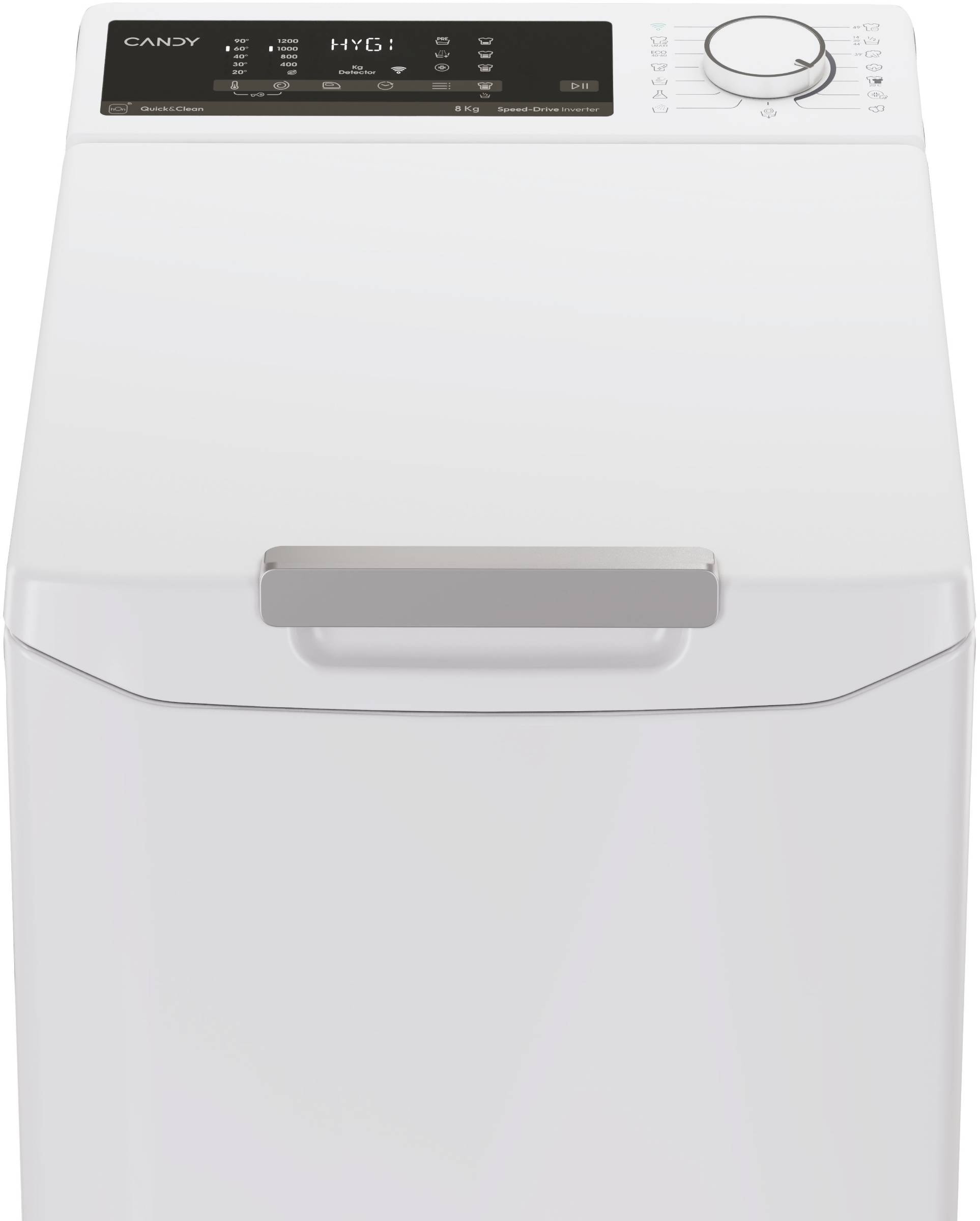 Lave linge Top CANDY trs/min 1200 8Kg Blanc - TCAS284TM4-S Lave linge Top CANDY trs/min 1200 8Kg Blanc - TCAS284TM4-S