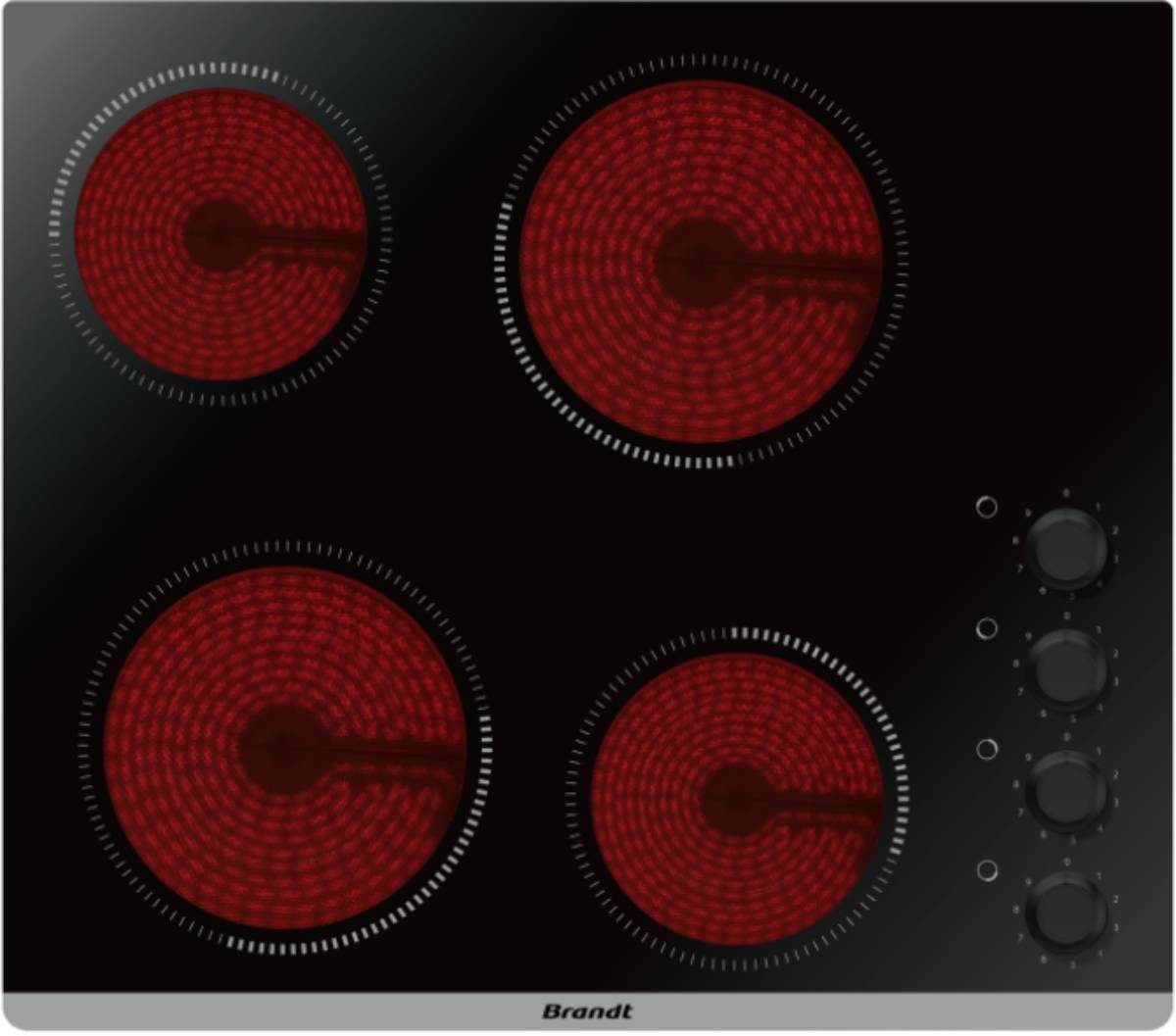 TABLE INDUCTION BRANDT BPI6310B : : Gros électroménager