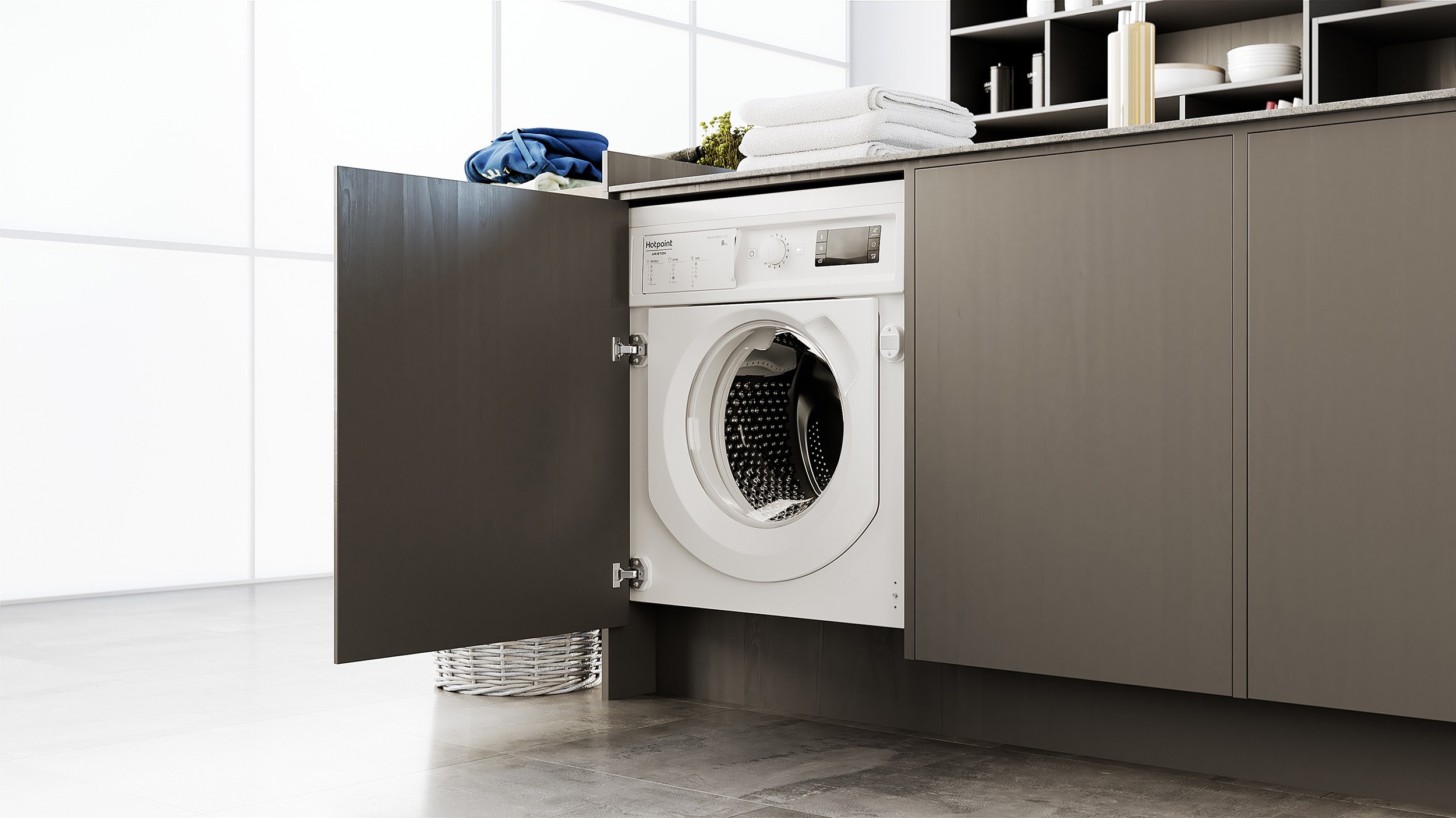 Lave linge encastrable HOTPOINT 8kG 58L - BIWMHG81485EU Lave linge encastrable HOTPOINT 8kG 58L - BIWMHG81485EU