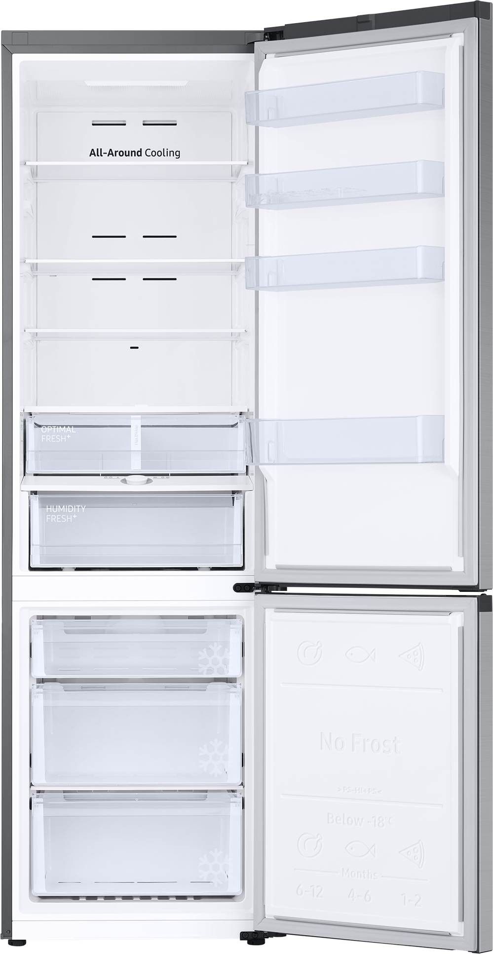 Réfrigérateur congélateur bas SAMSUNG Froid Ventilé intégrale No Frost 390L Gris - RB38C603DSA Réfrigérateur congélateur bas SAMSUNG Froid Ventilé intégrale No Frost 390L Gris - RB38C603DSA